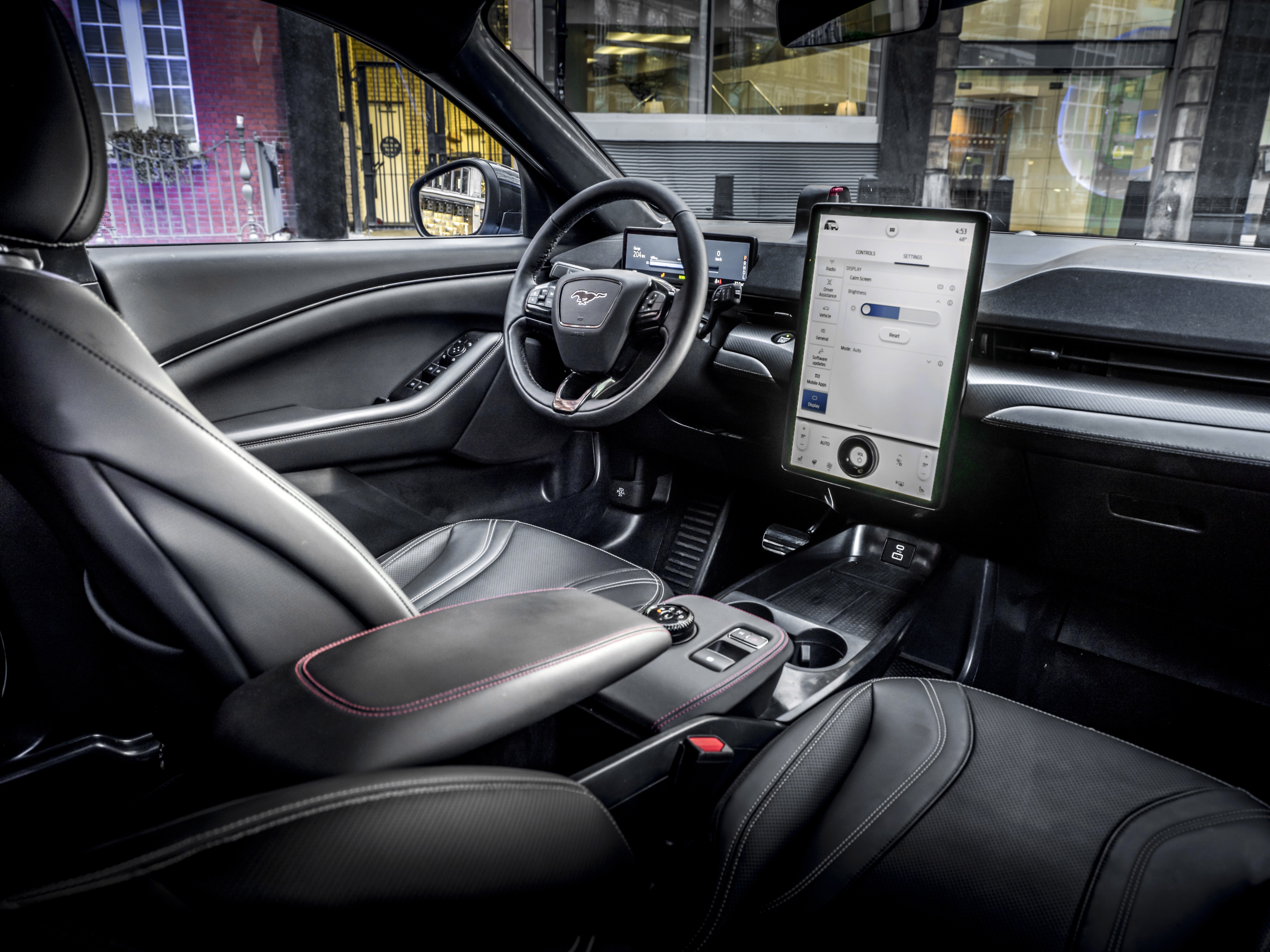 Ford Mustang Mach-E Review 2022: interior dashboard