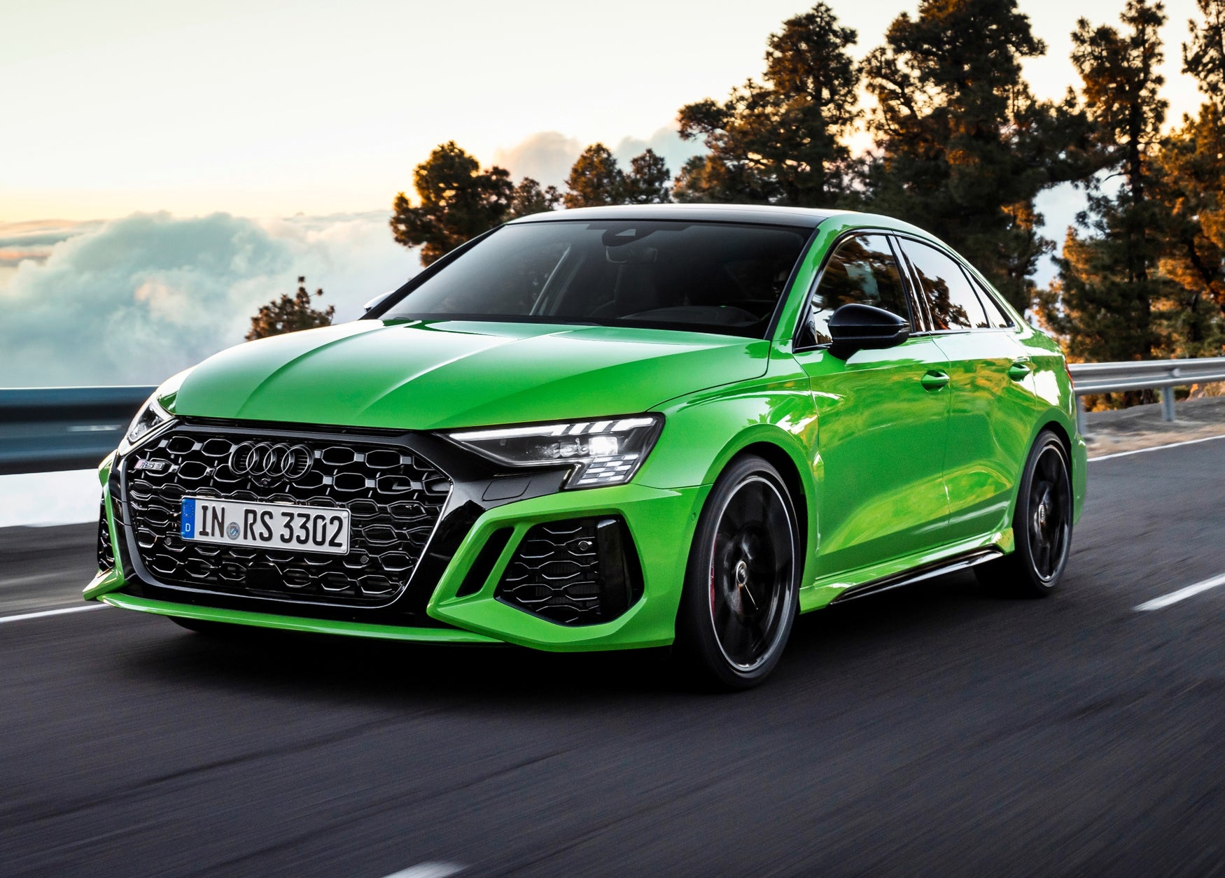 2021 Audi RS 3 saloon front three quarter