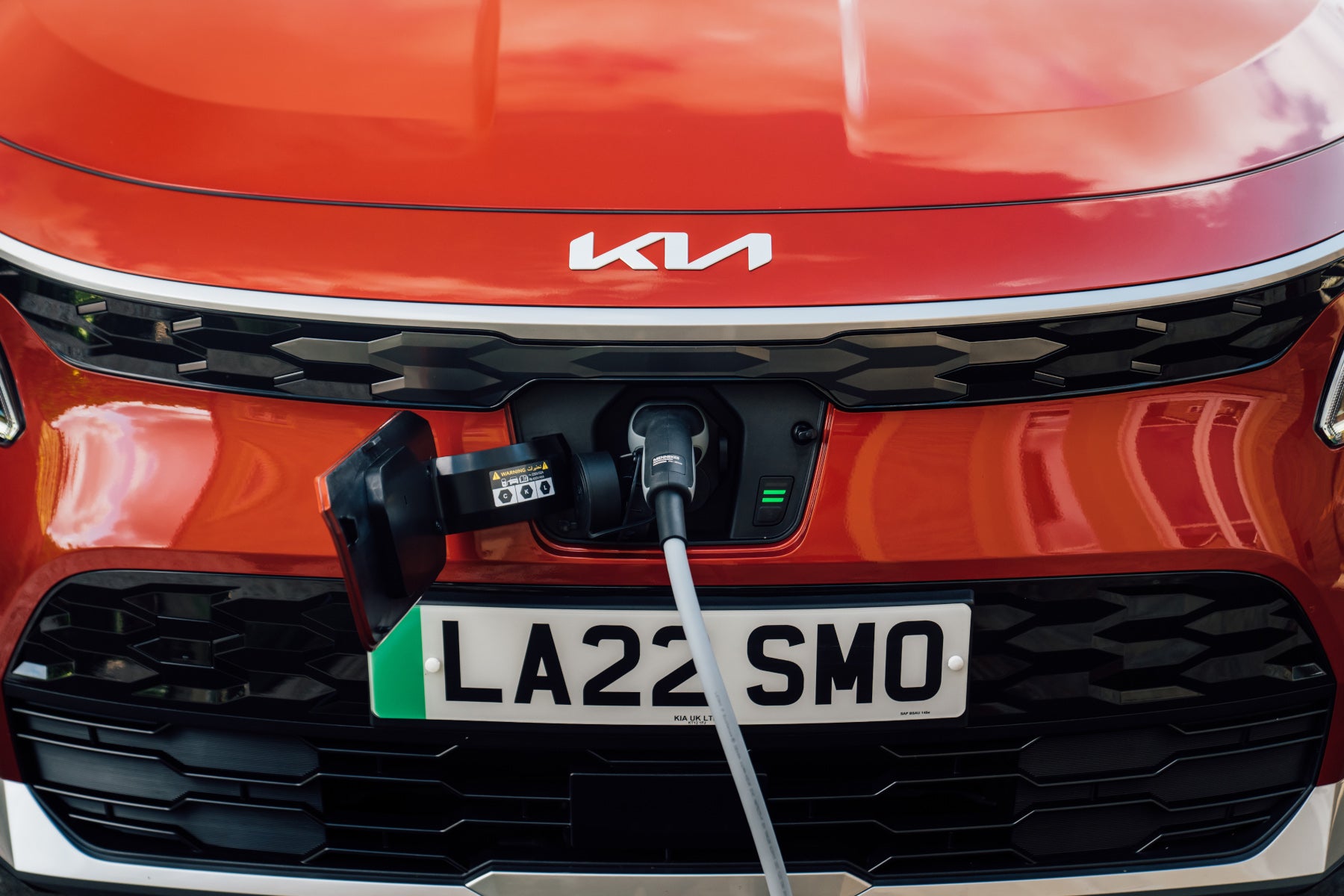Kia Niro EV Review 2022: front charge port