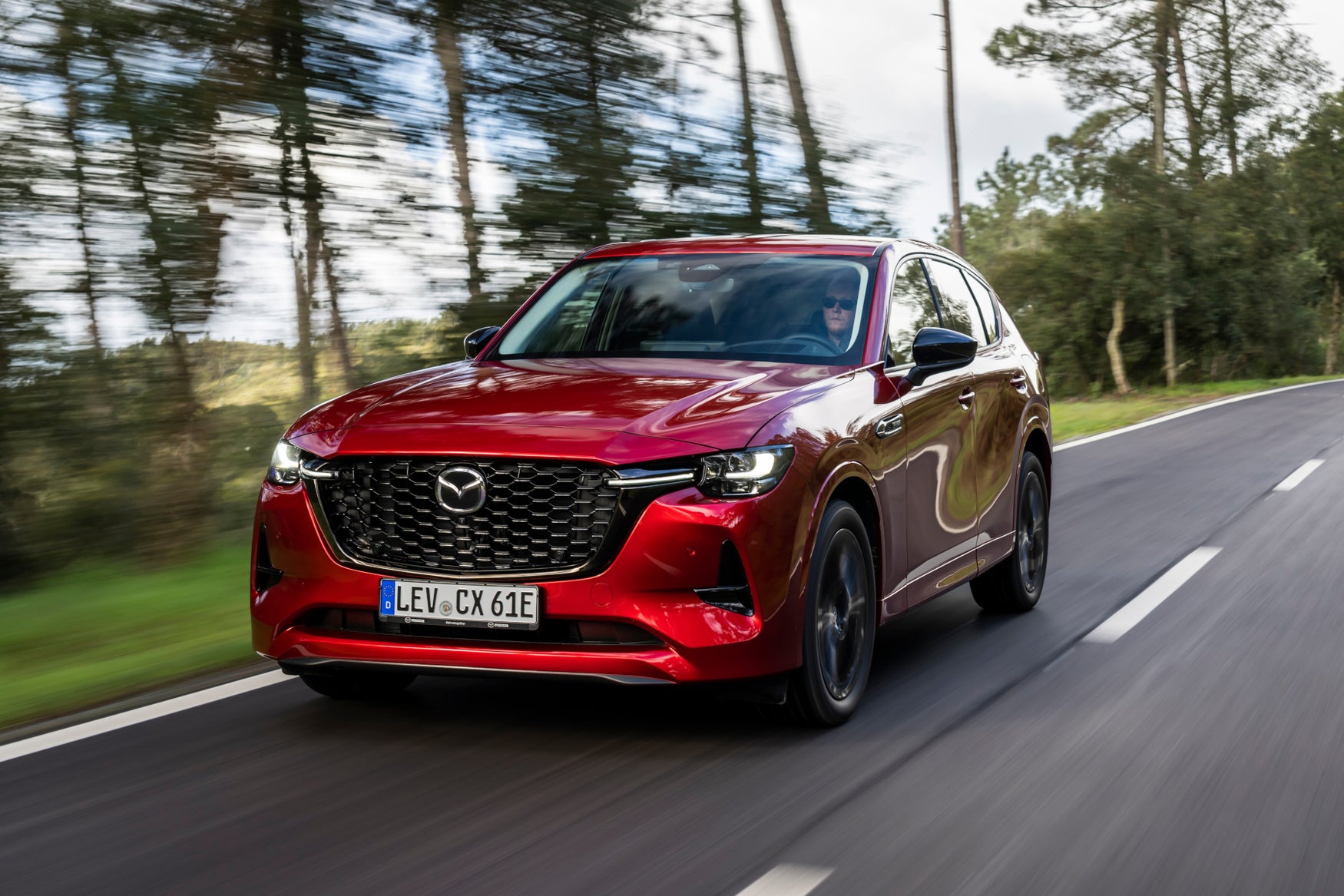 Mazda CX-60 Review 2022: front driving