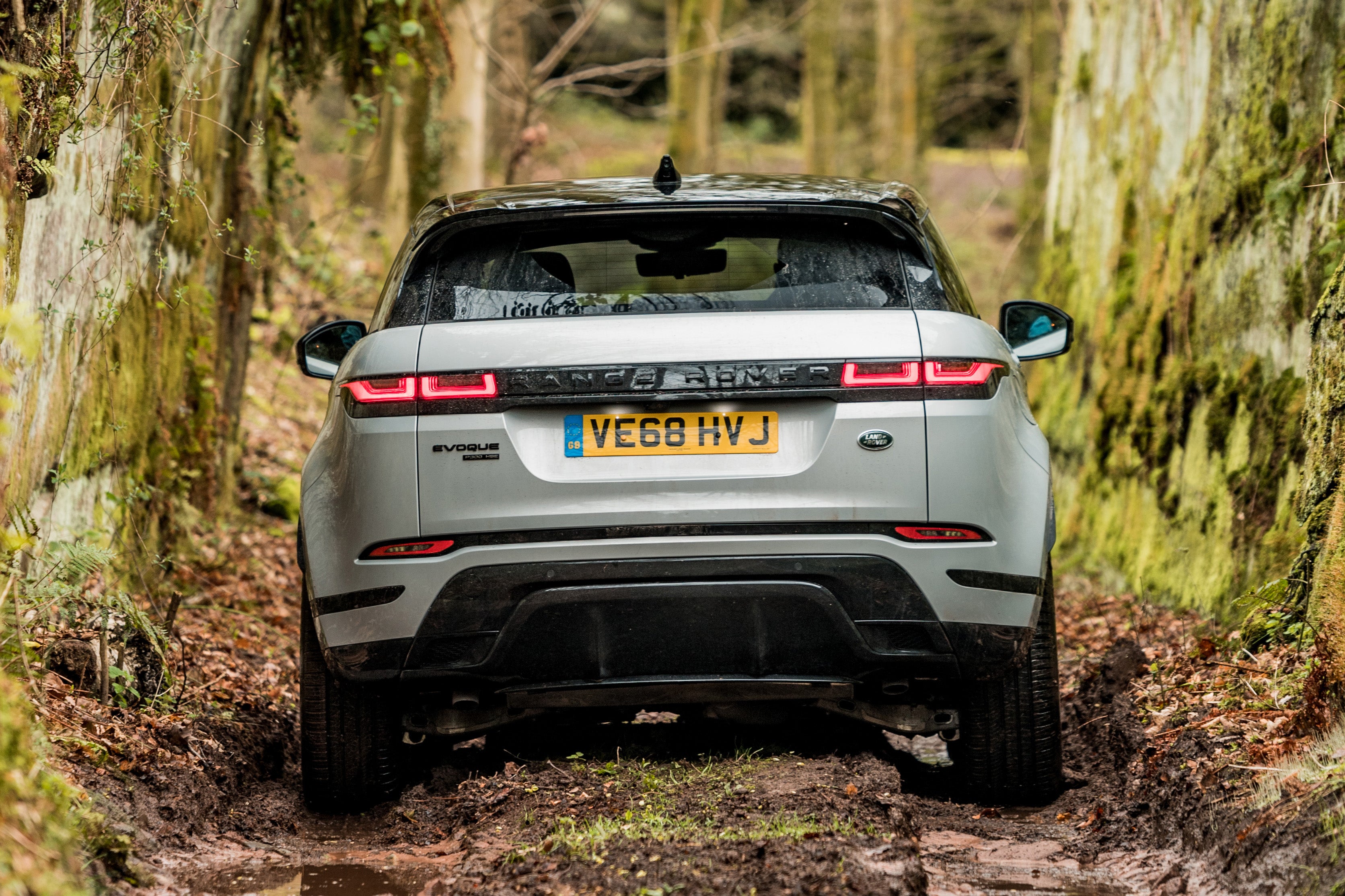 Range Rover Evoque Review 2022: rear off-road
