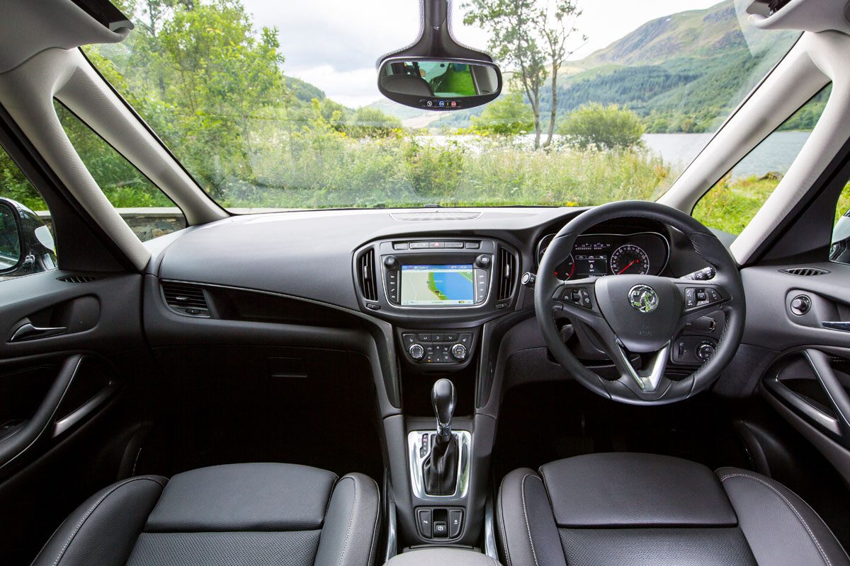 Vauxhall Zafira Tourer review 2022 Front Interior