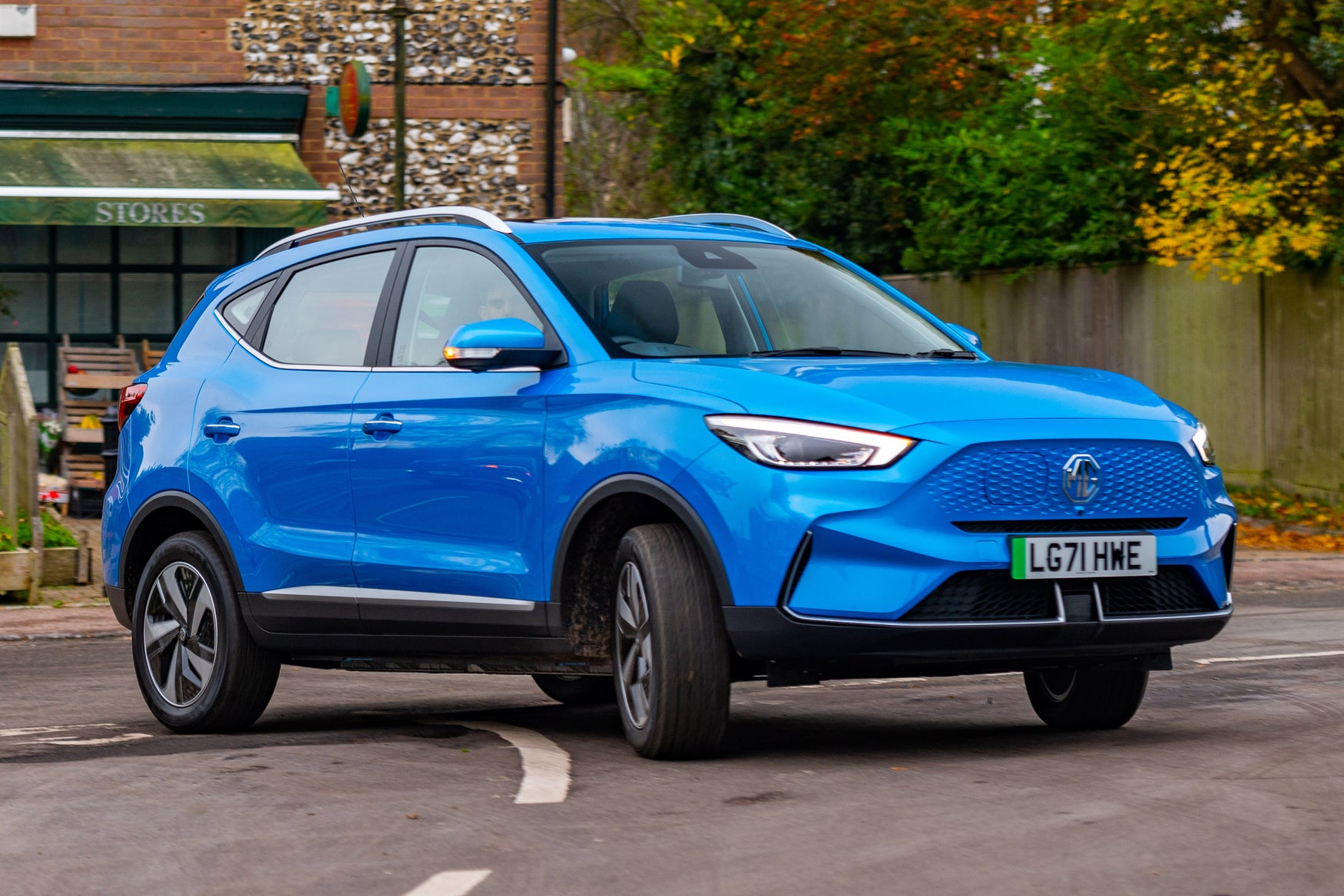 MG ZS EV Review 2022: front cornering