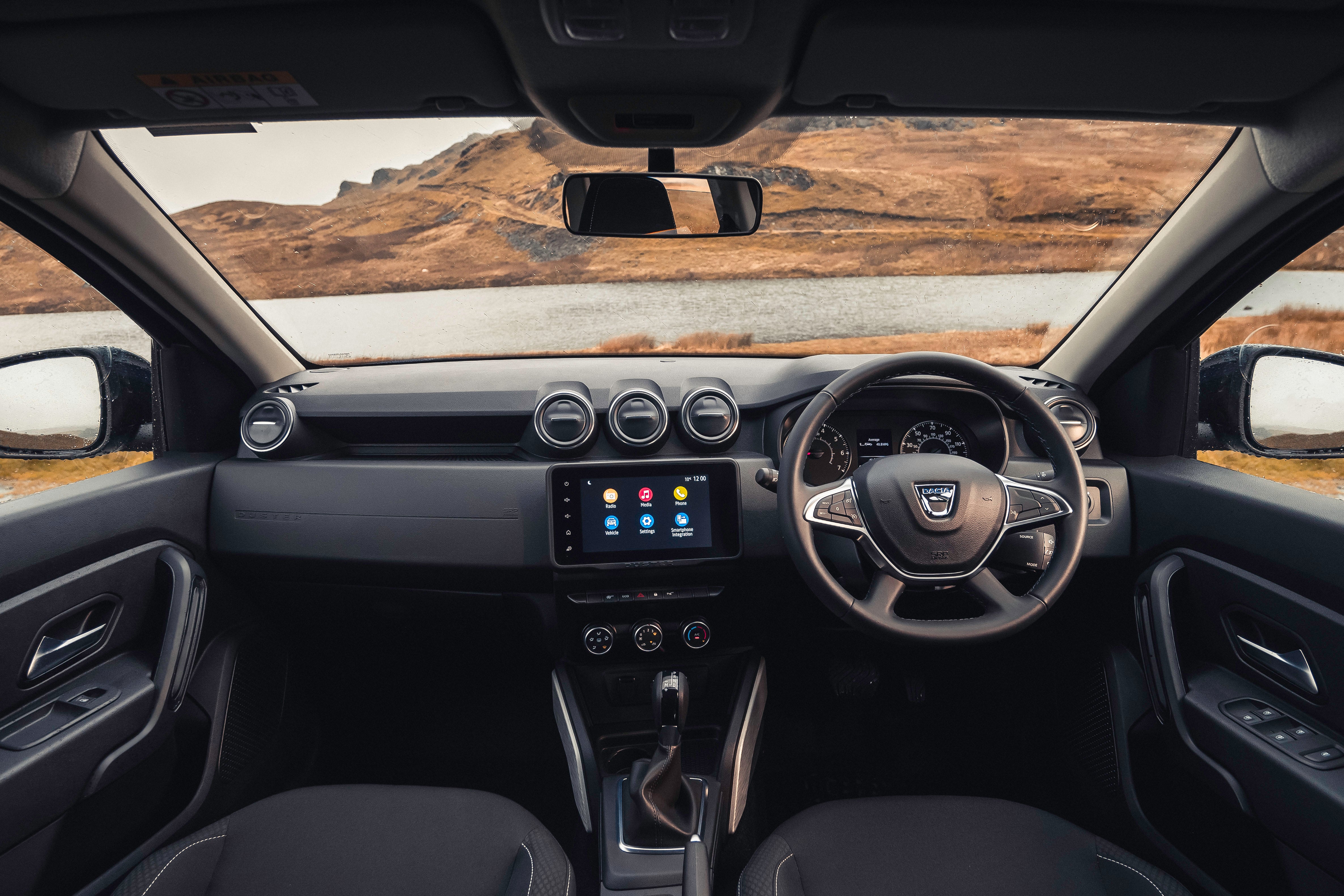 Dacia Duster Review 2022 dashboard