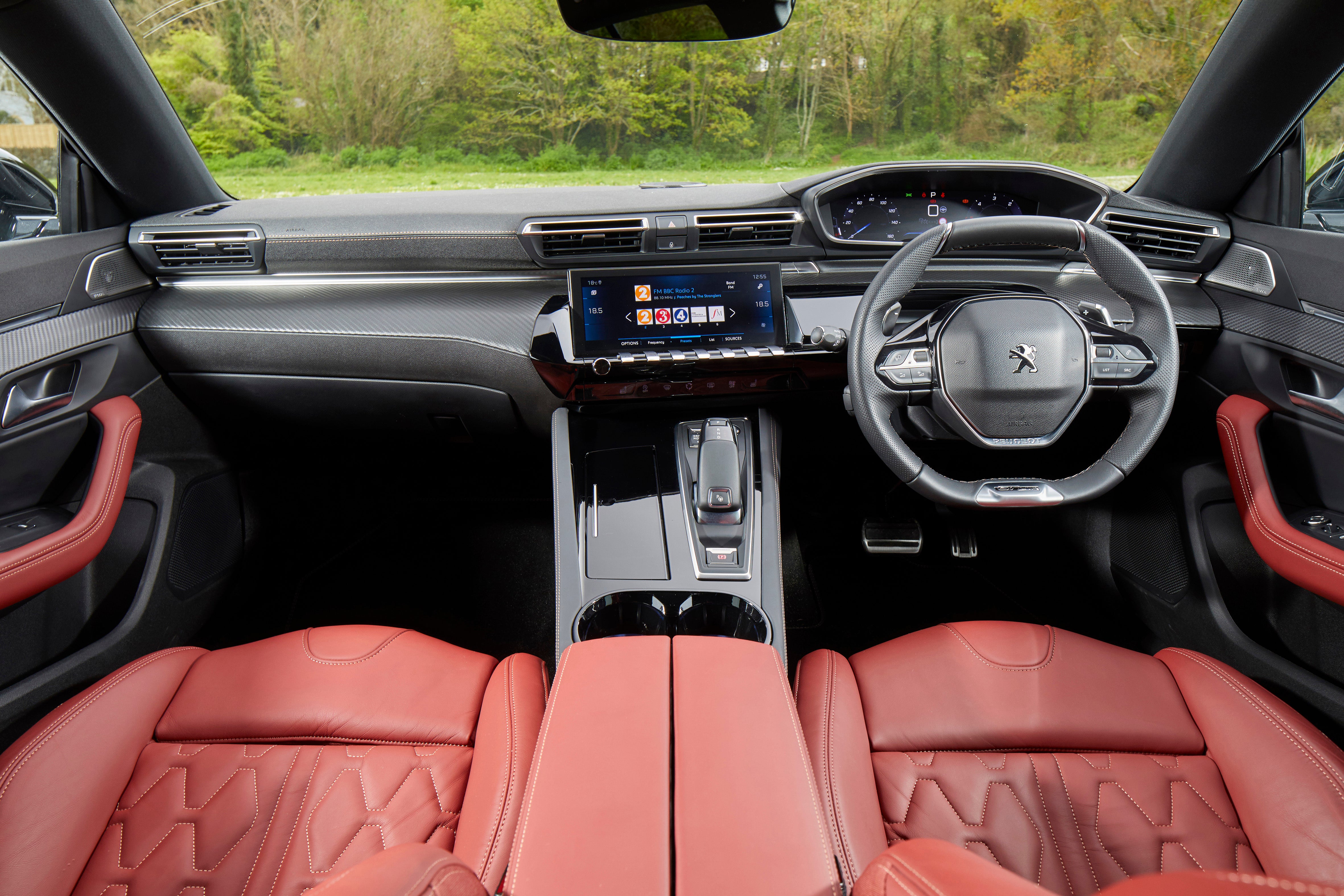 Peugeot 508 Review 2022: interior front seats