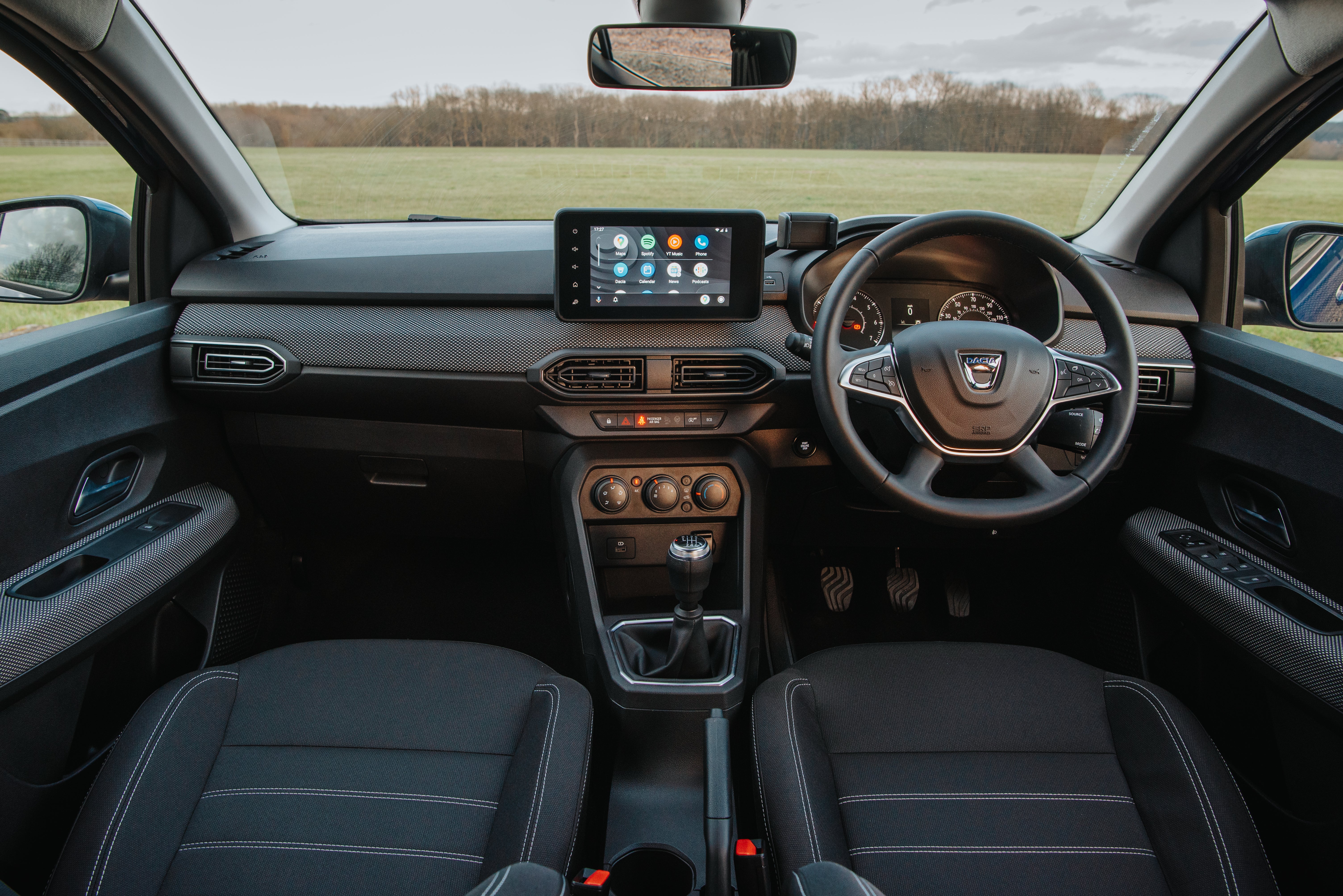 Dacia Sandero Review 2022 interior