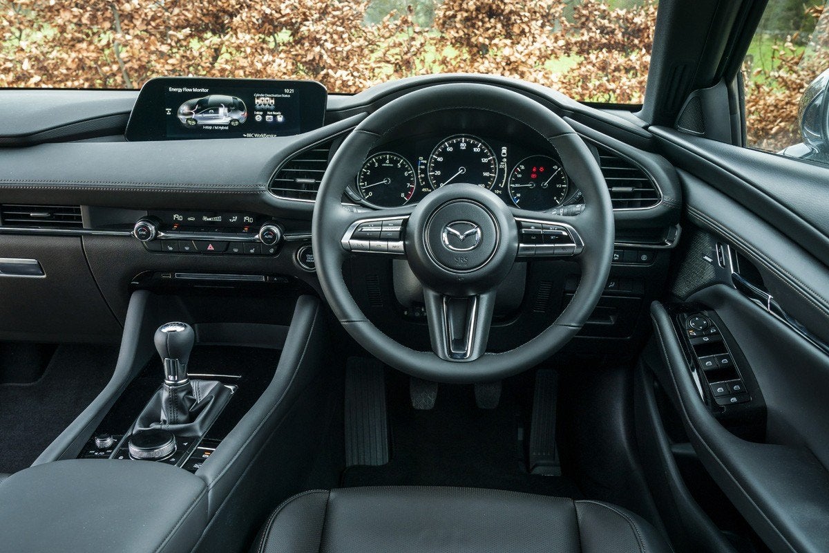 Mazda 3 Review 2022 front interior