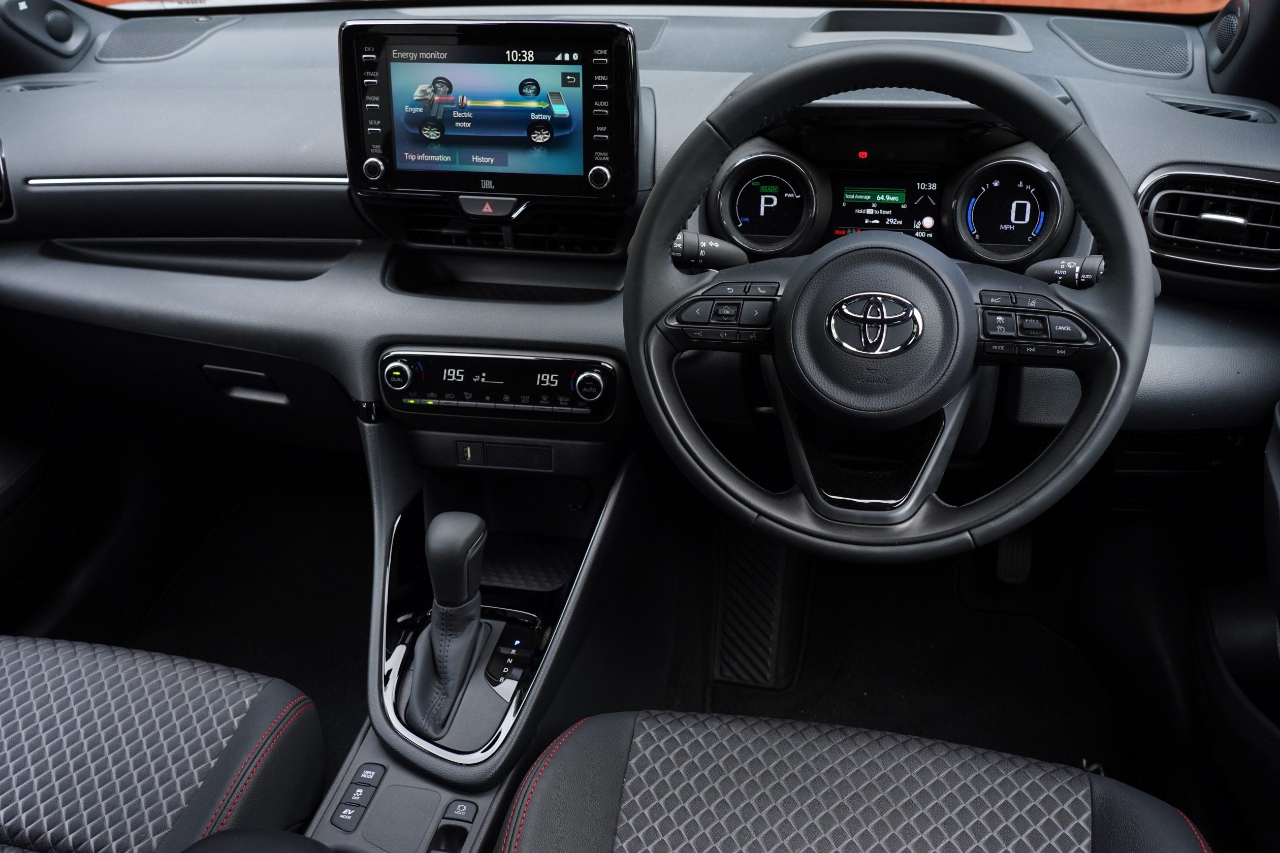 Toyota Yaris Review 2022 interior dashboard