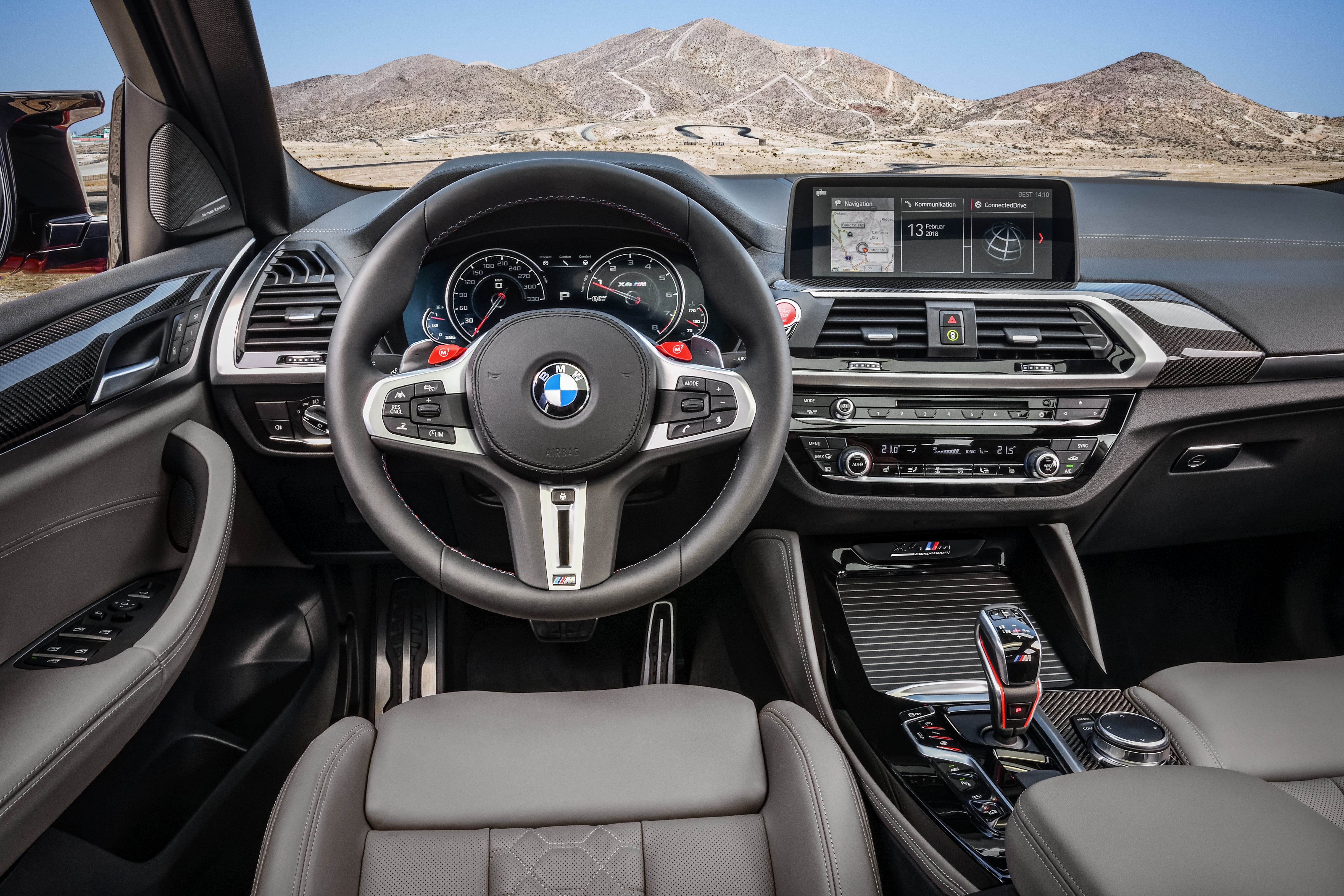 BMW X4 M Competition Review 2022 dashboard