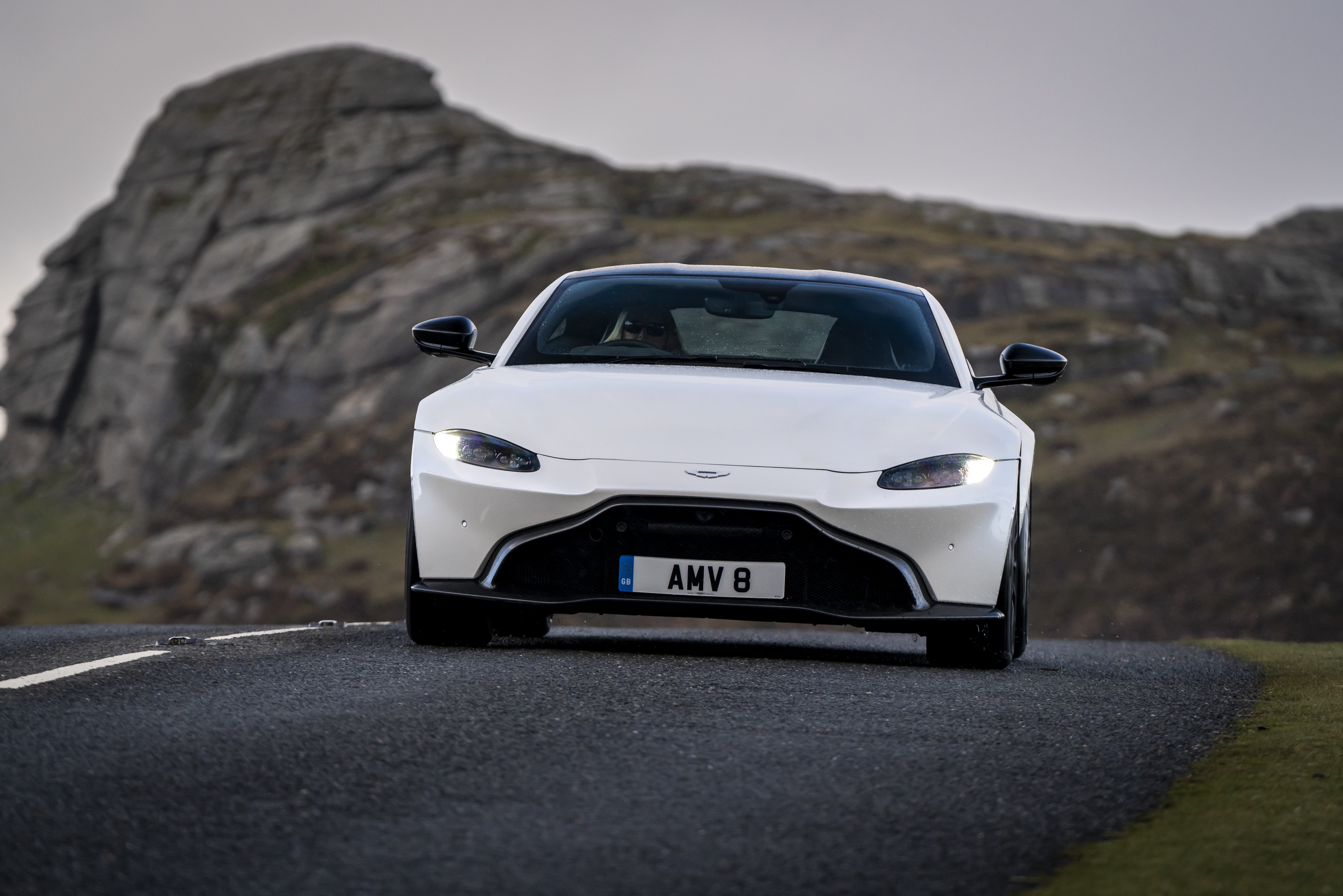 Aston Martin Vantage Driving Front