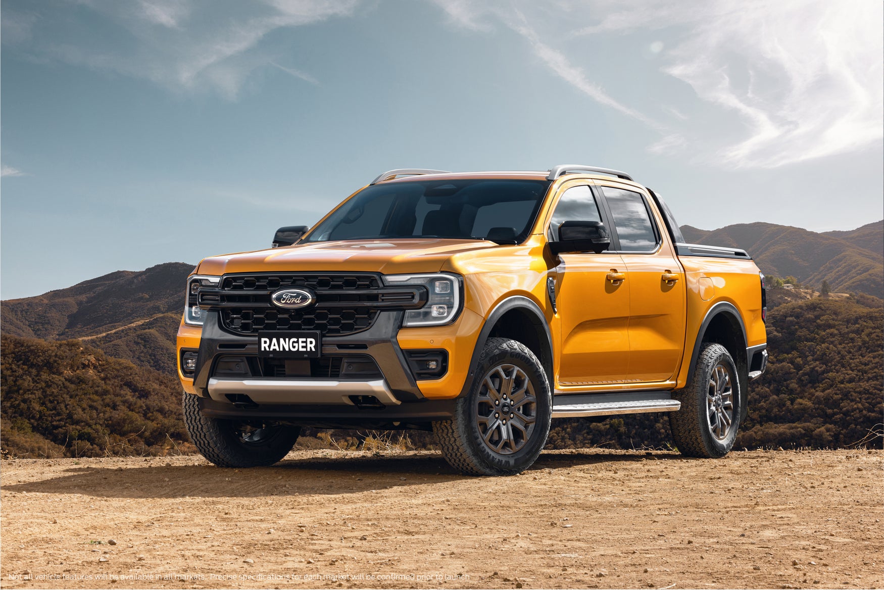 2022 Ford Ranger front side view