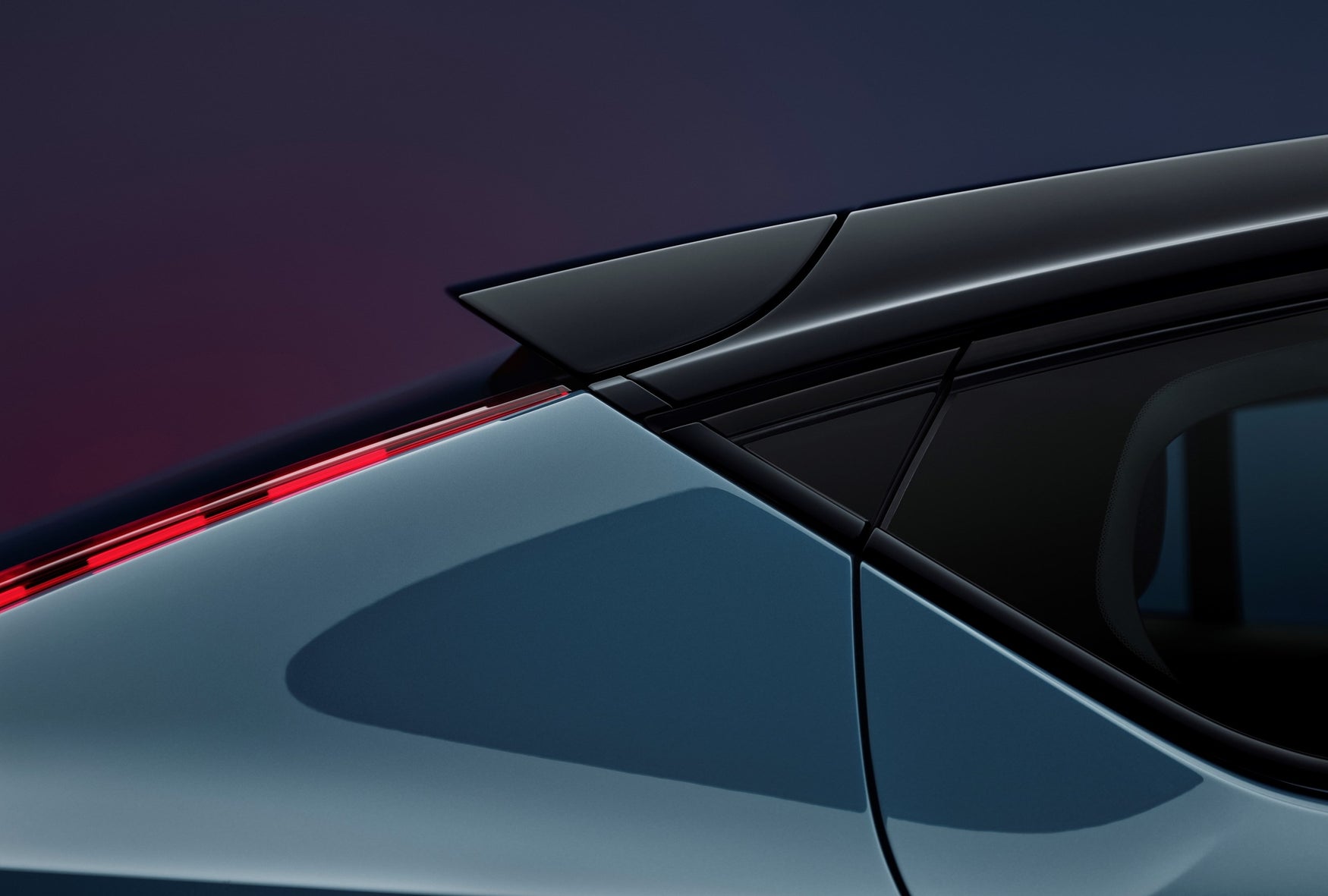 Volvo C40 Recharge roofline
