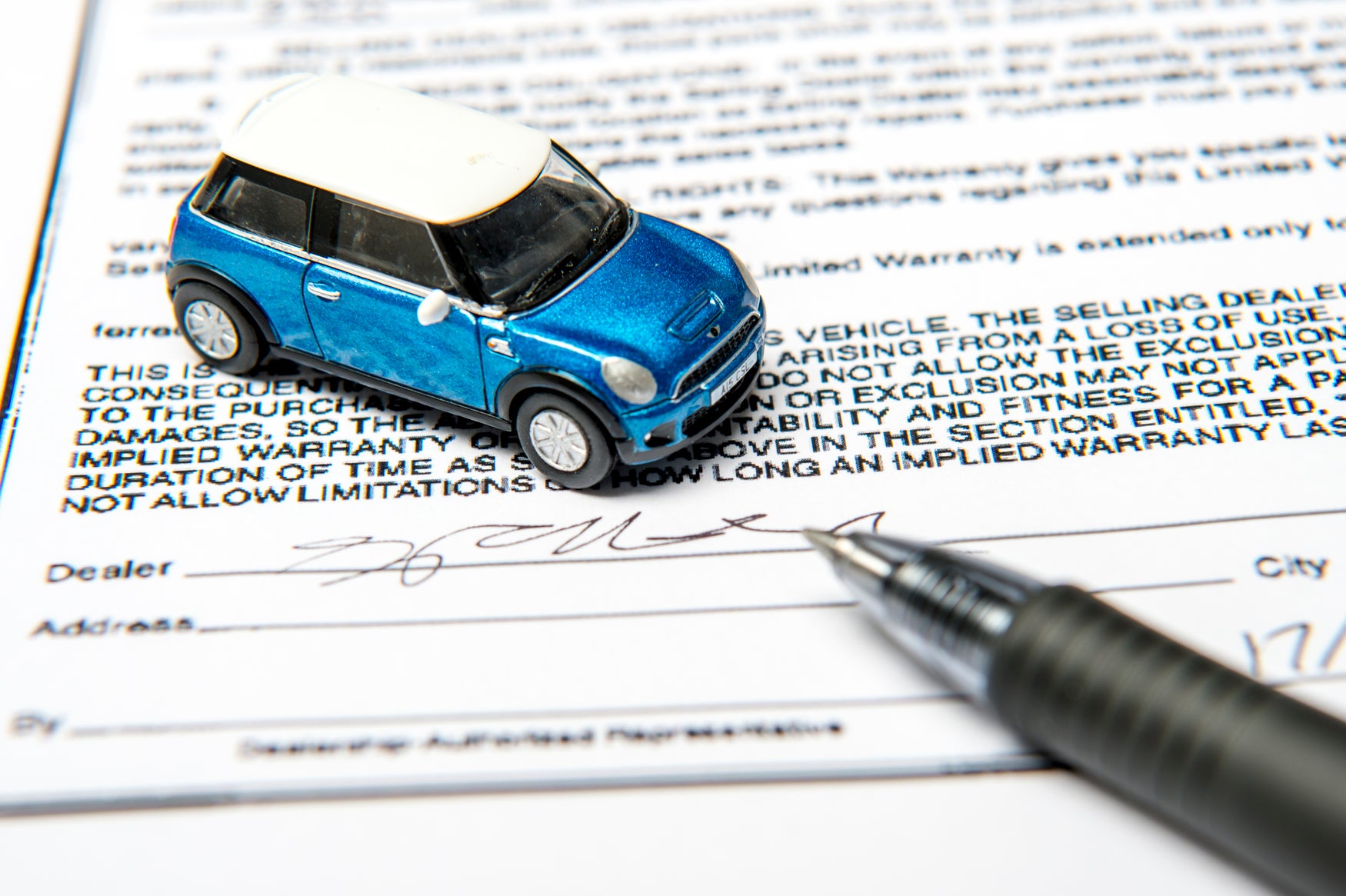 Car insurance application 