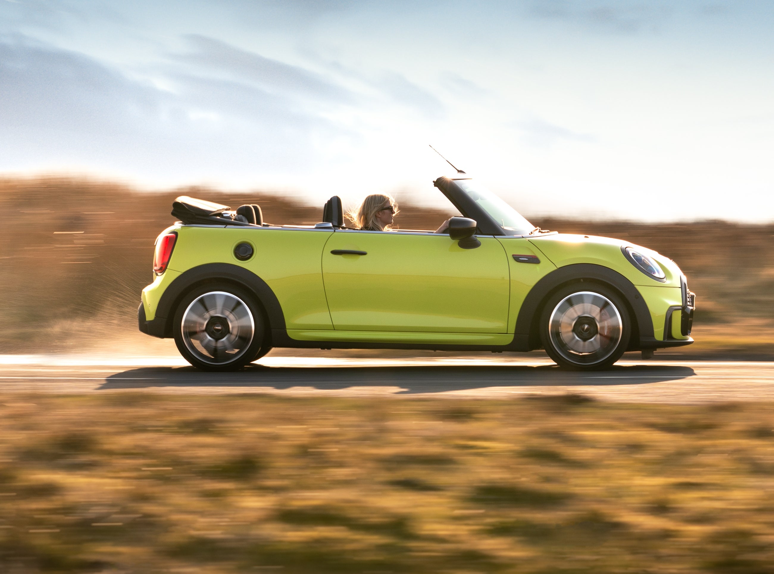Eye searing Zesty Yellow is only available on convertible models