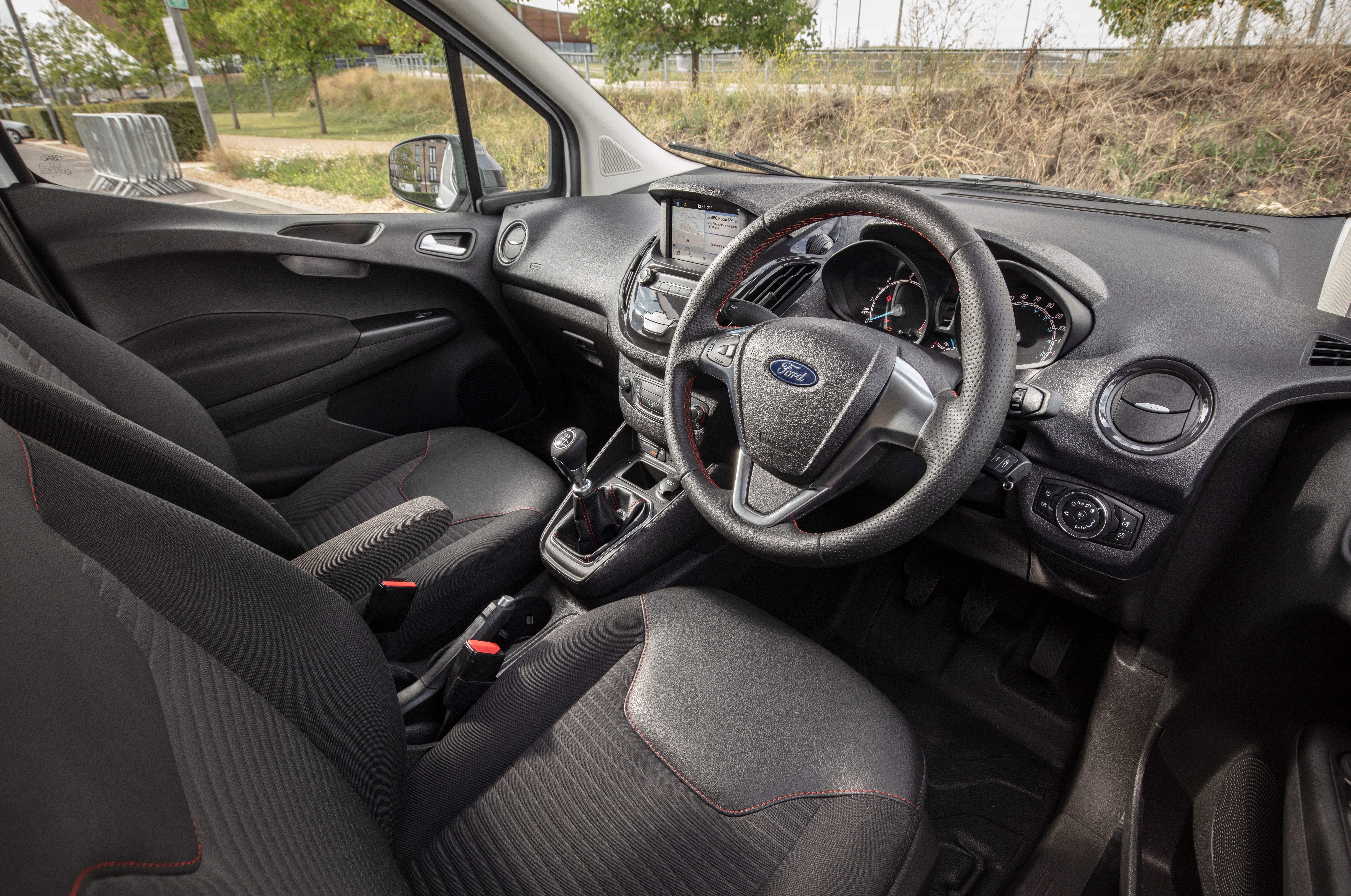 Ford Transit Courier Review 2022: interior dashboard
