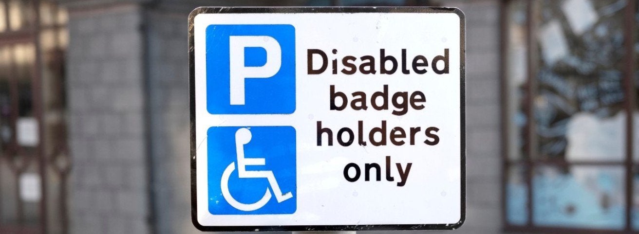 disabled parking sign