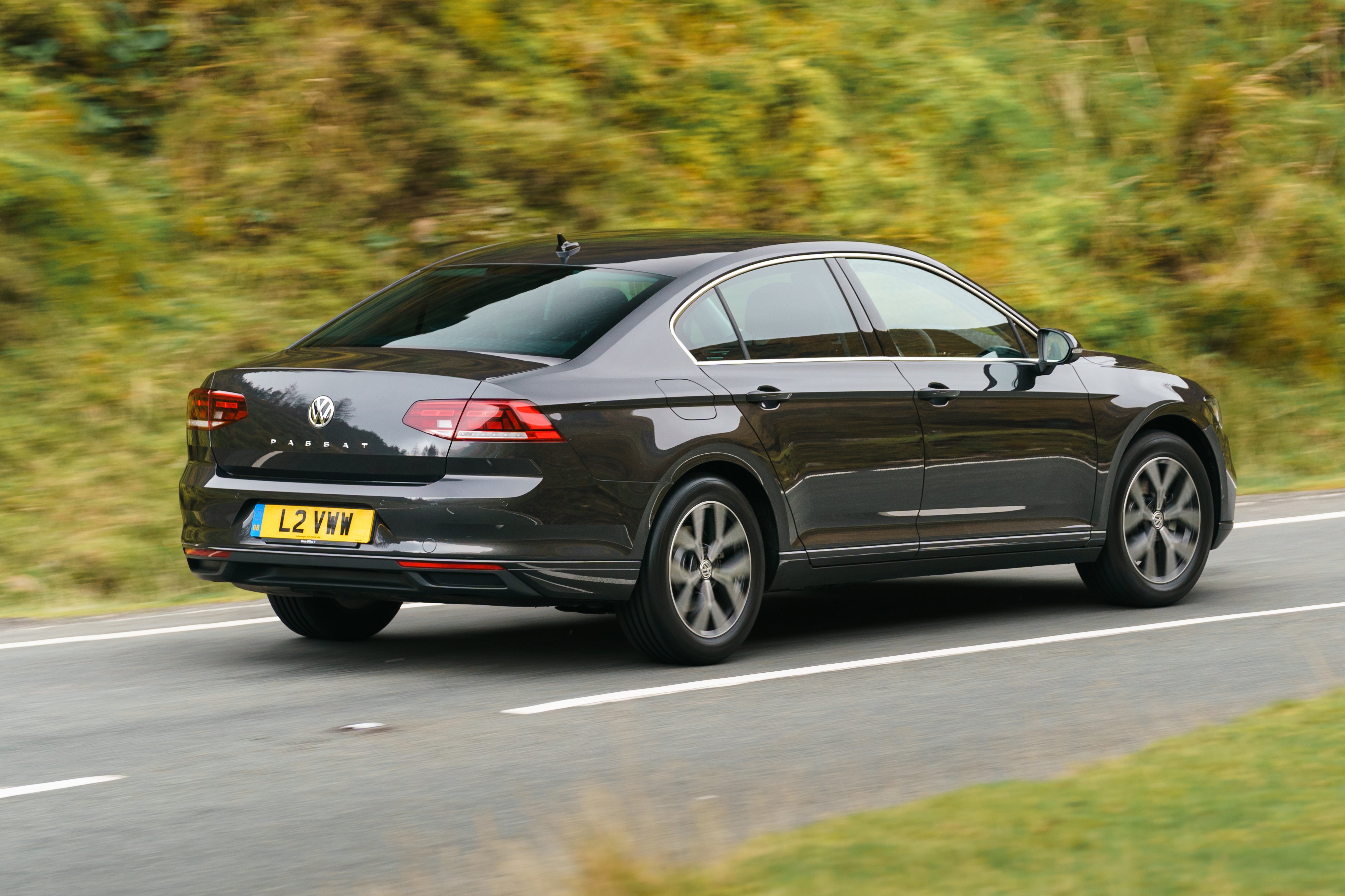 Volkswagen Passat Review 2022: Rear Side View