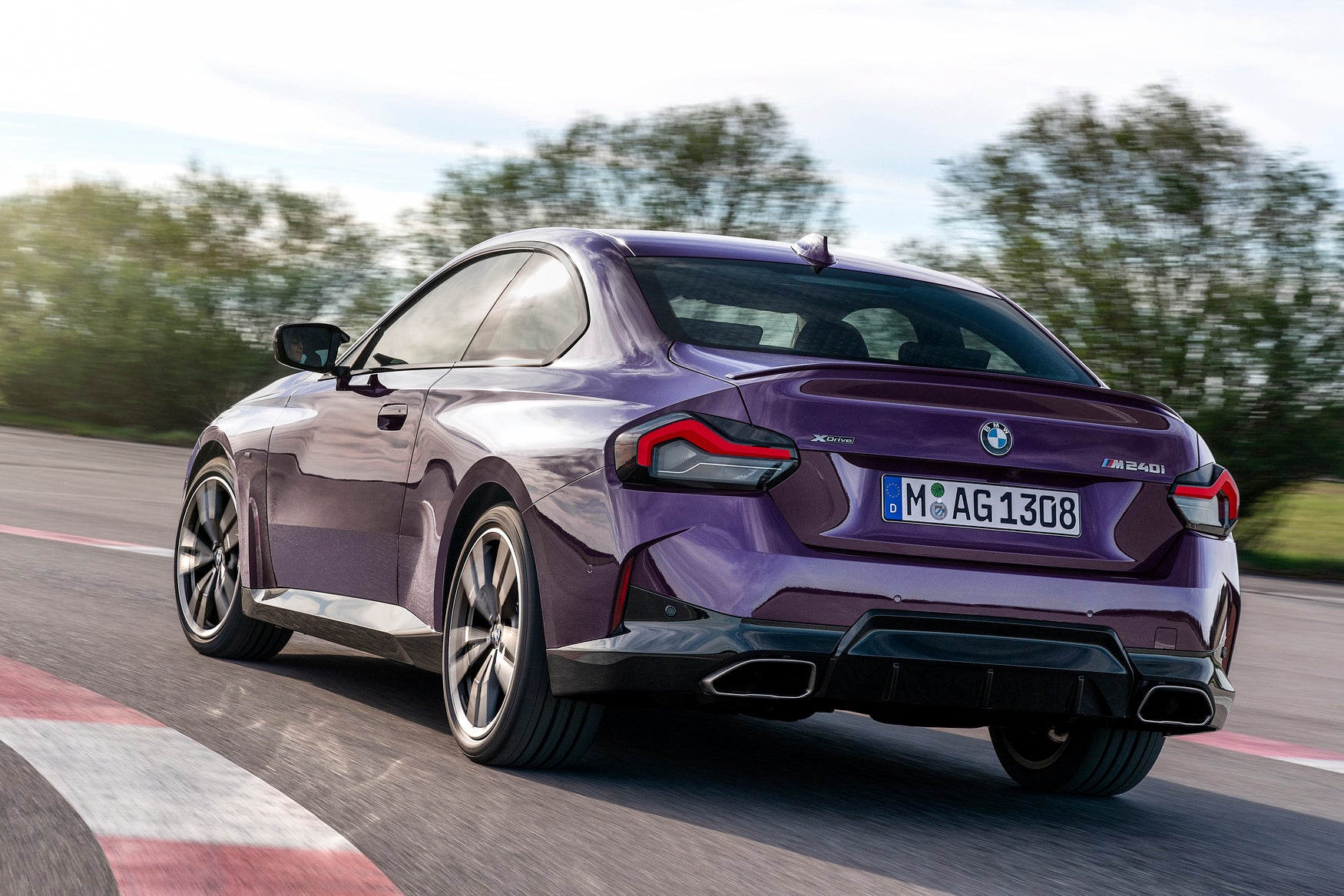 2022 BMW 2 Series rear three quarter