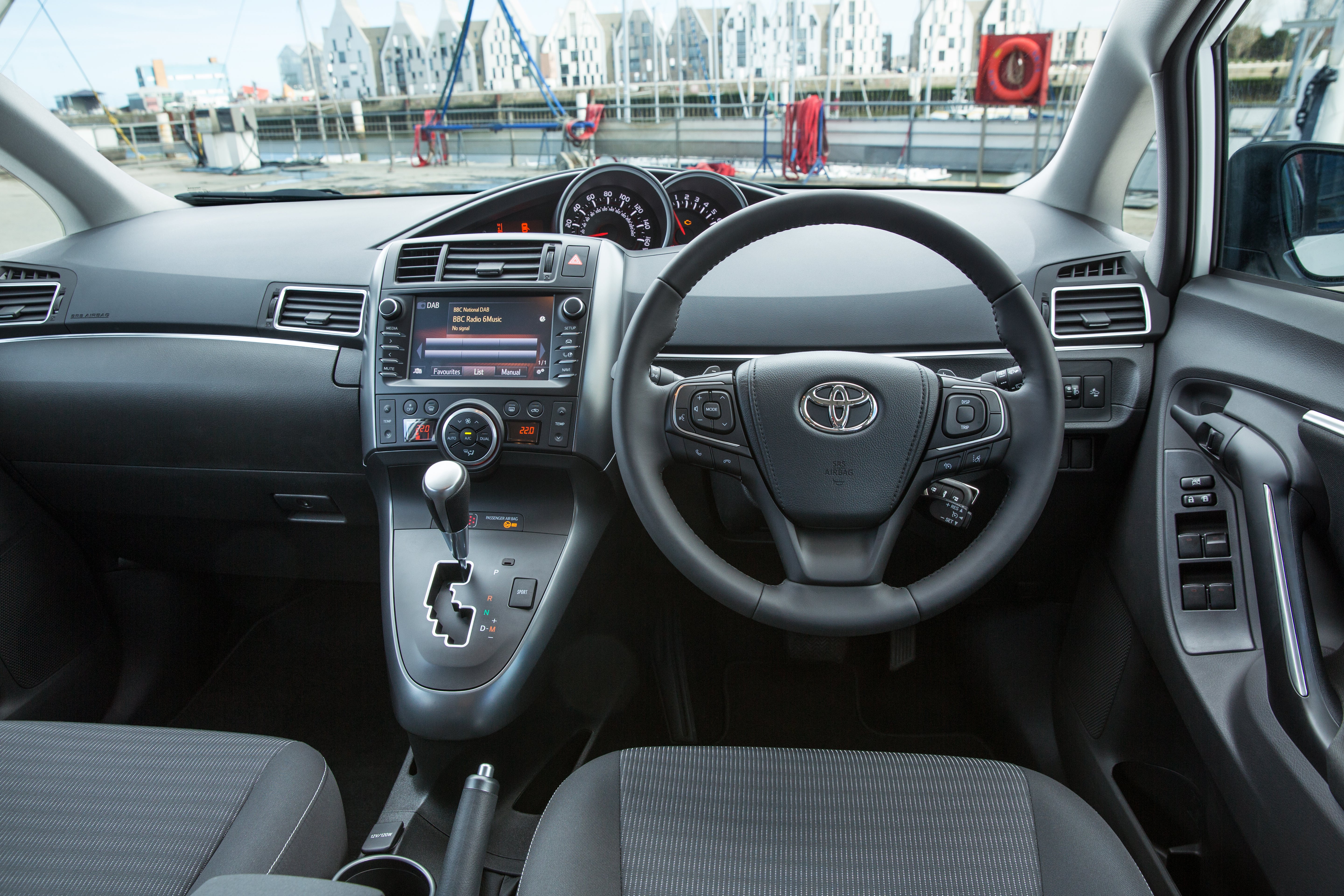 Toyota Verso Review 2022: interior dashboard and steering wheel