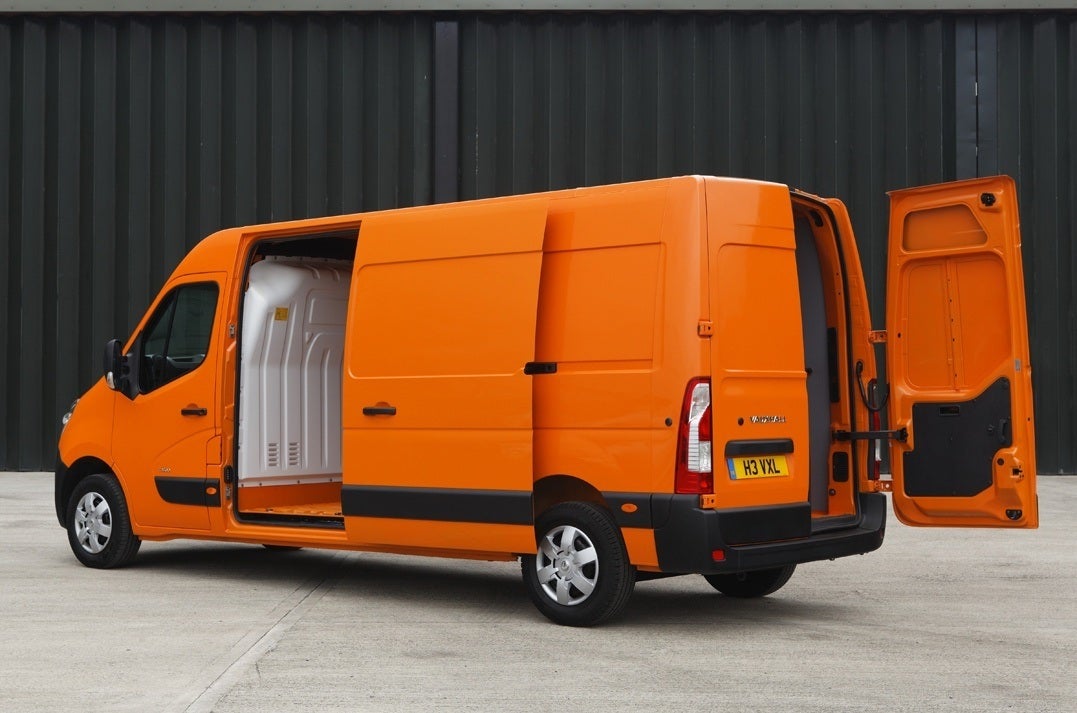 Vauxhall Movano Rear Side View