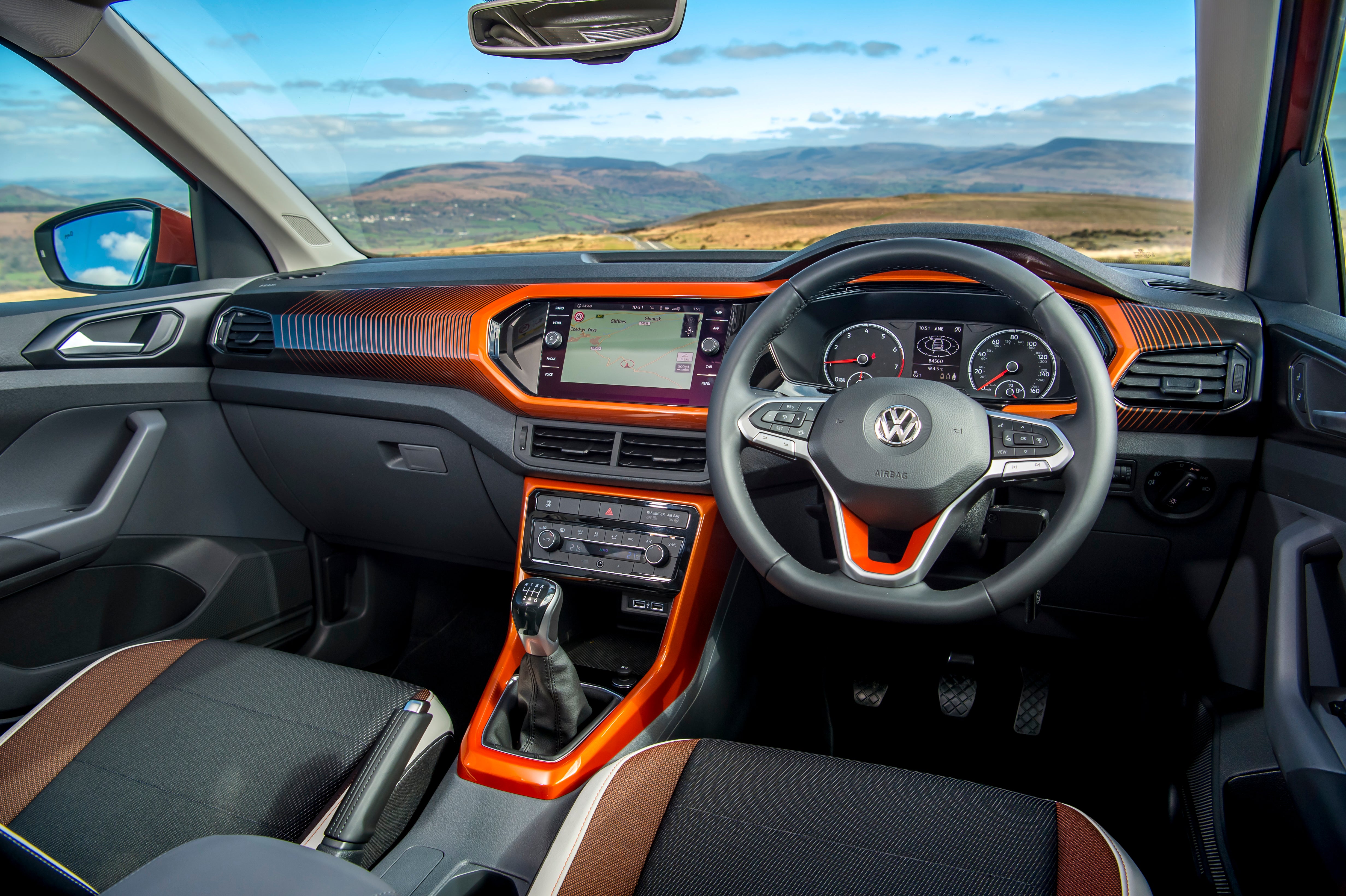 Volkswagen T-Cross Review 2022: interior dashboard