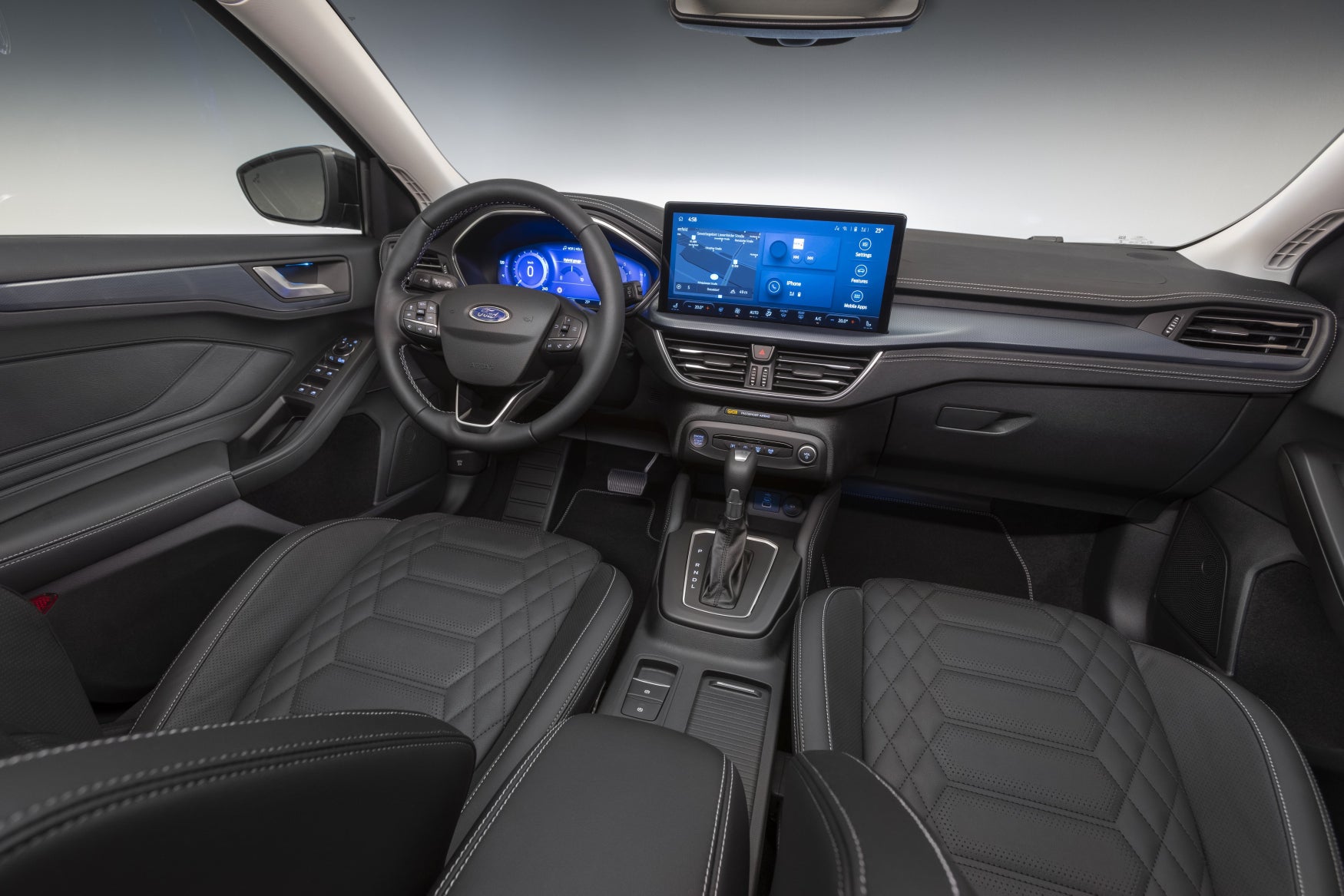 New 2022 Ford Focus interior cabin