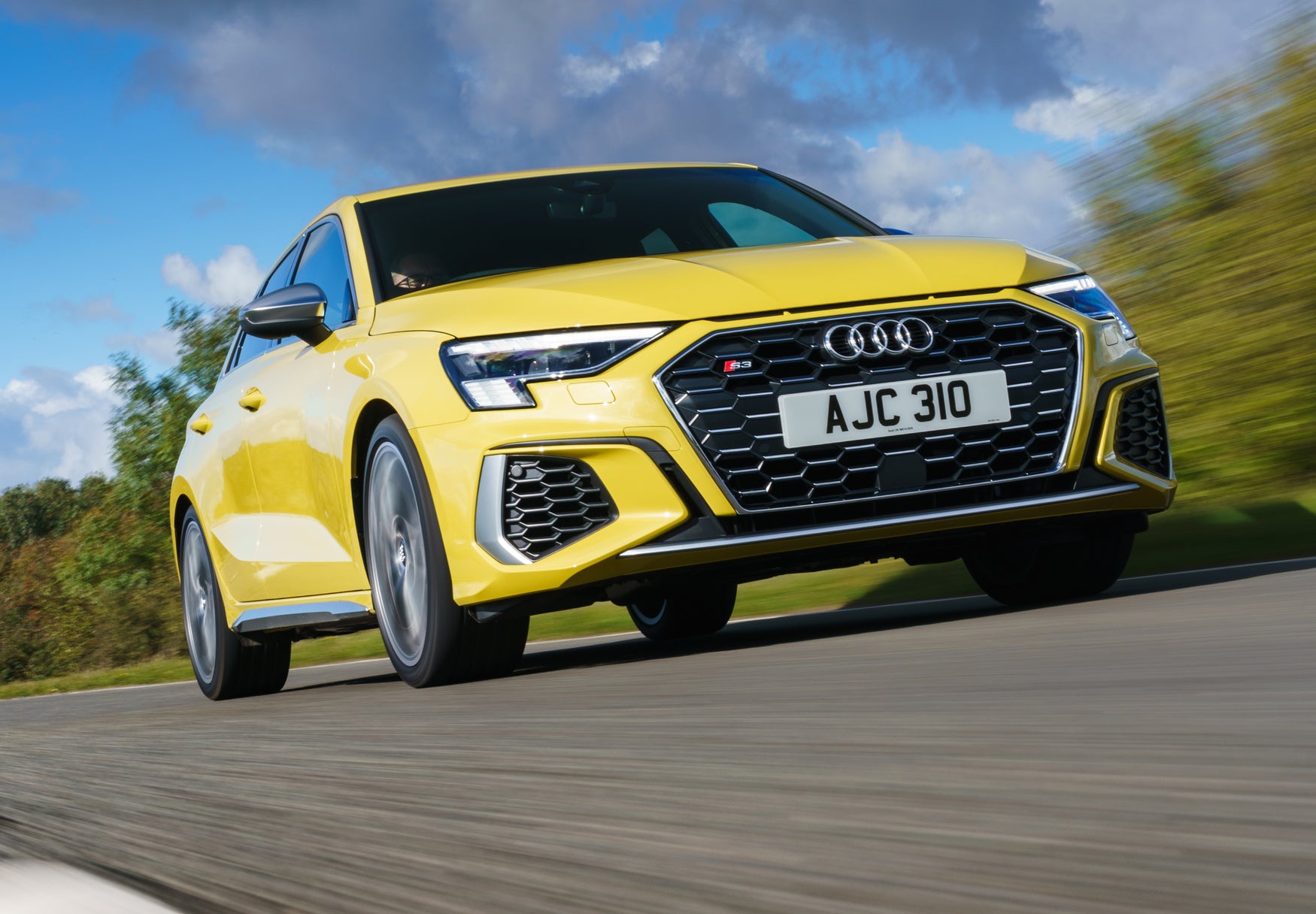 Audi S3 Review 2021 front-three quarter dynamic