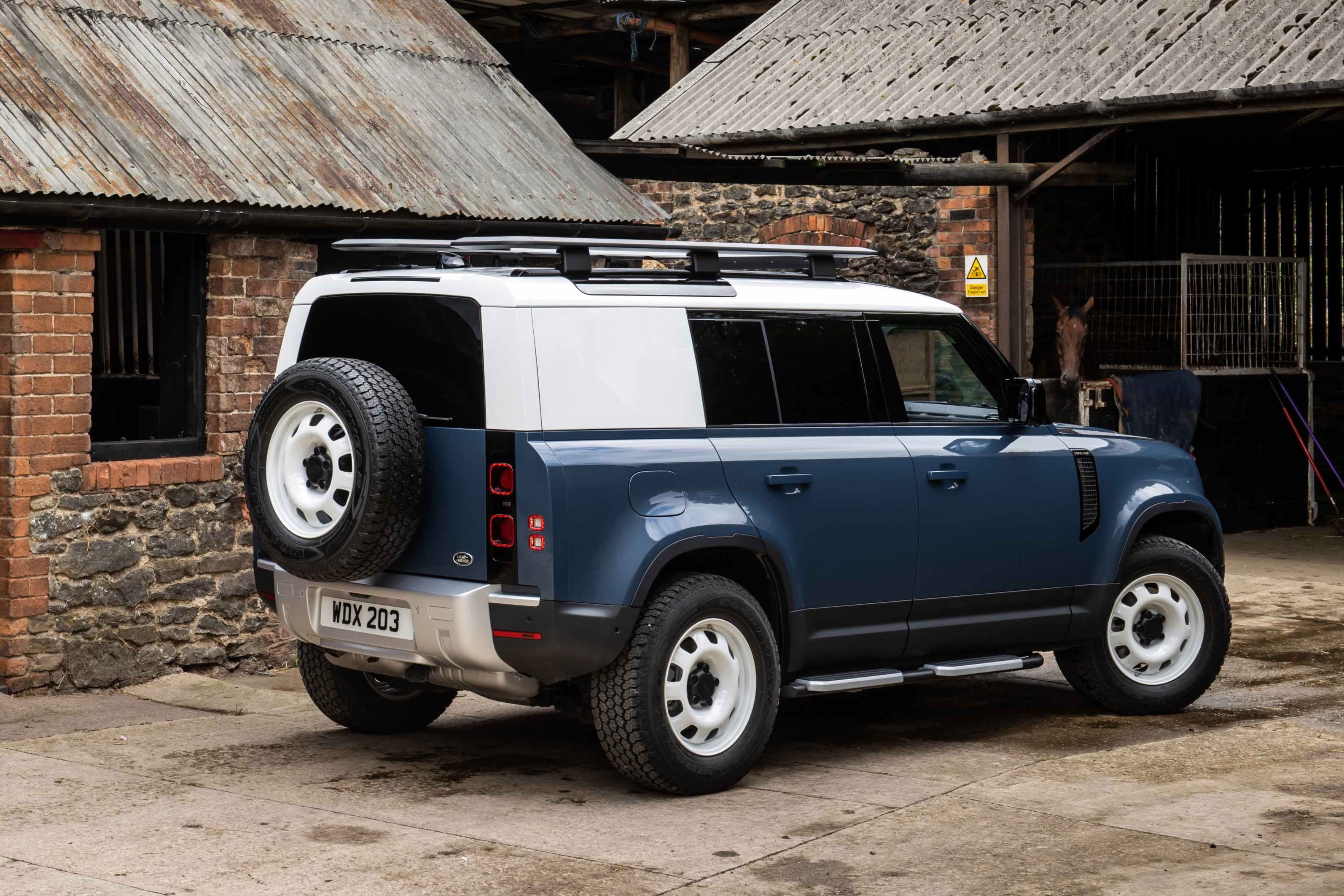 All versions of the Defender feature four-wheel drive as standard and Land Rover's Terrain Response 2 system allows the vehicle to tackle everything from sticky mud to heavy snow
