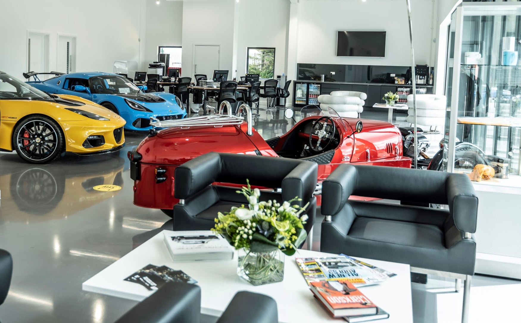 car showroom