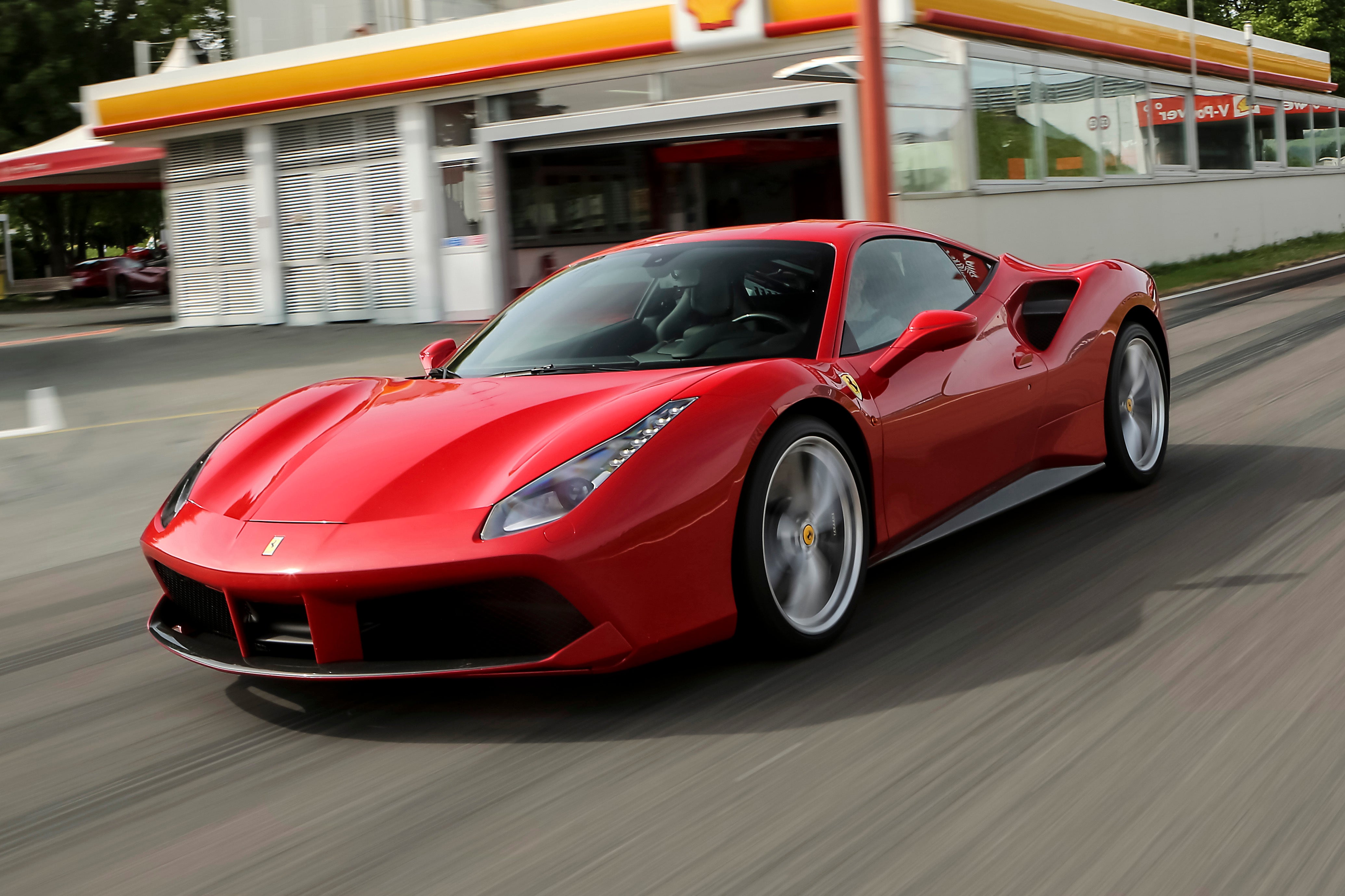 Ferrari 488 GTB red