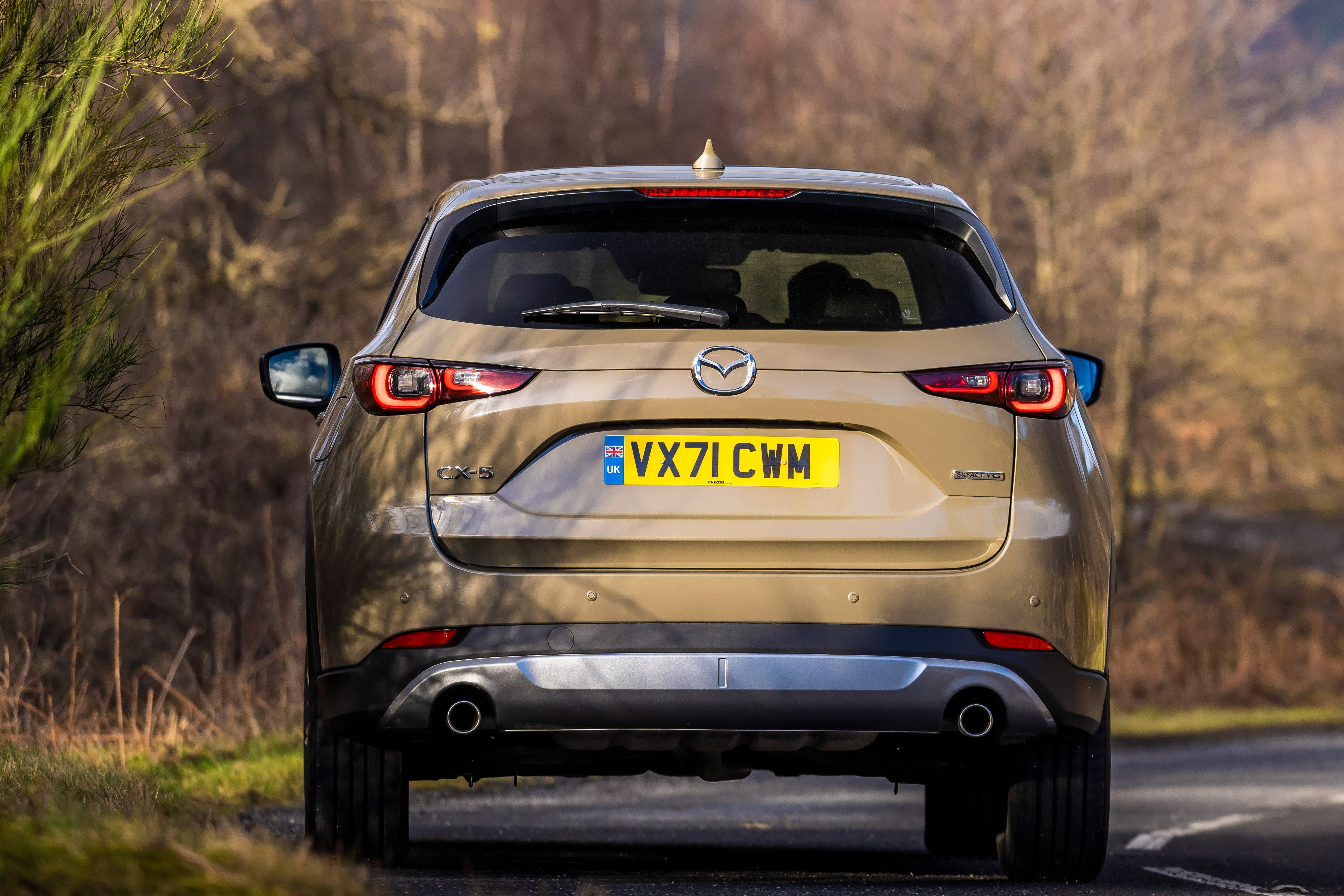 Mazda CX-5 Review 2022: rear dynamic
