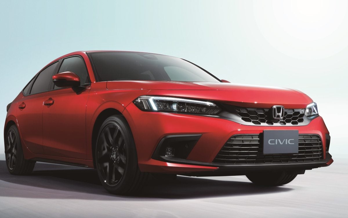 2022 Honda Civic front-three quarter