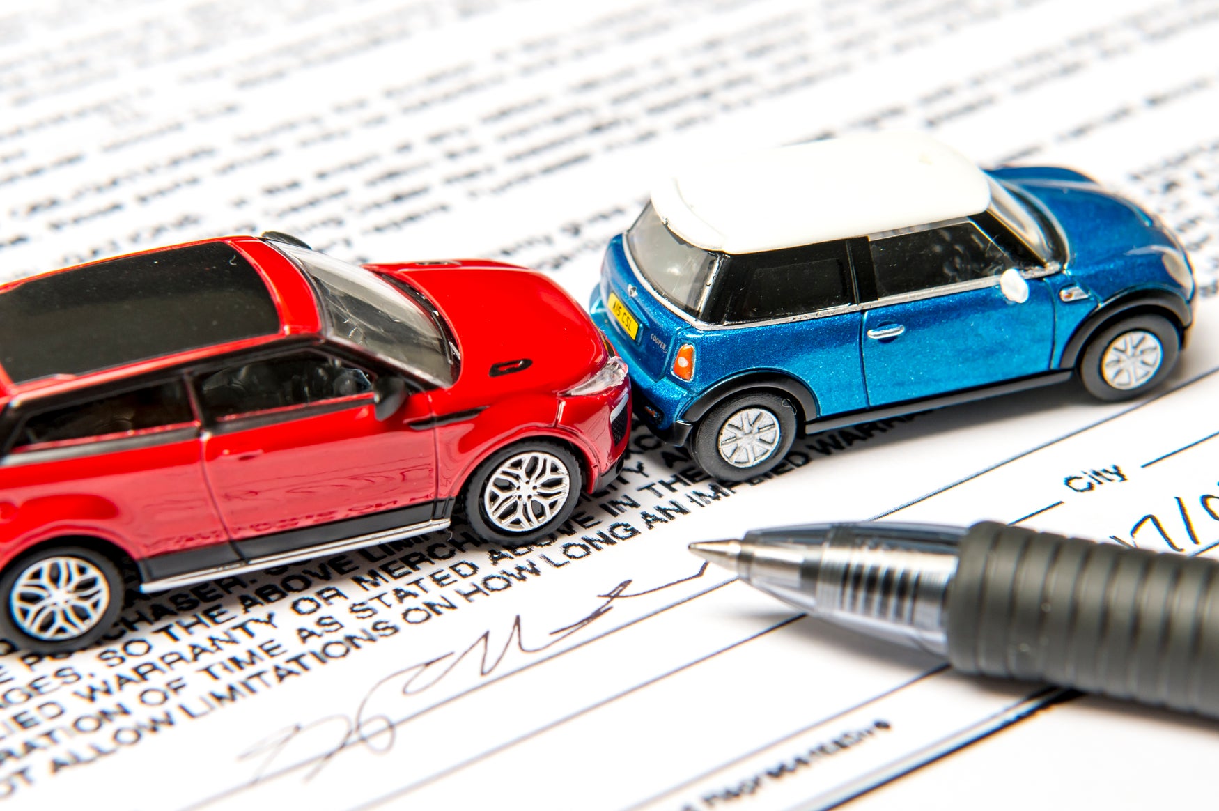 Car accident insurance claim