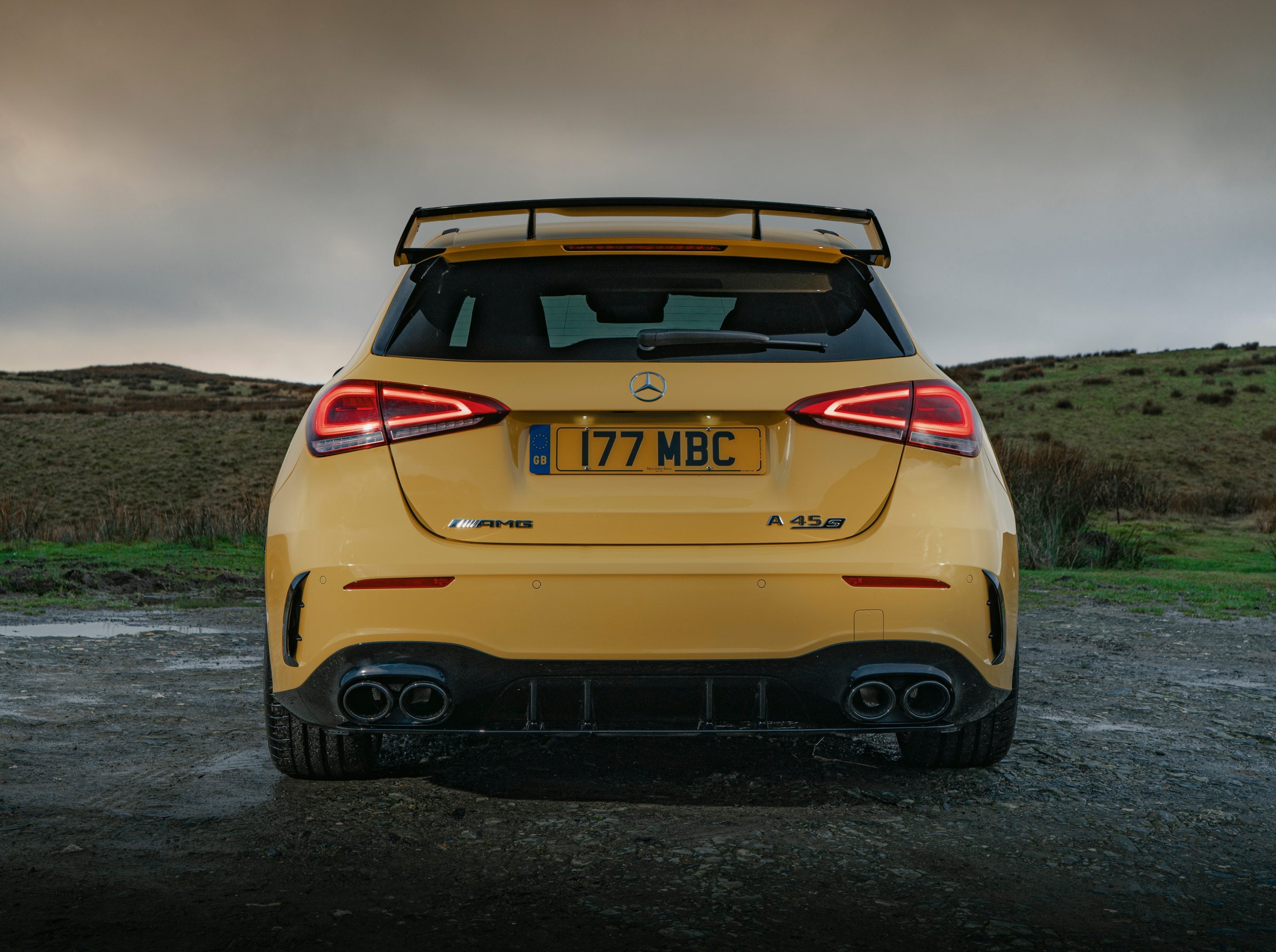 Quad exhausts prove you haven't 'skimped' with the A35 model