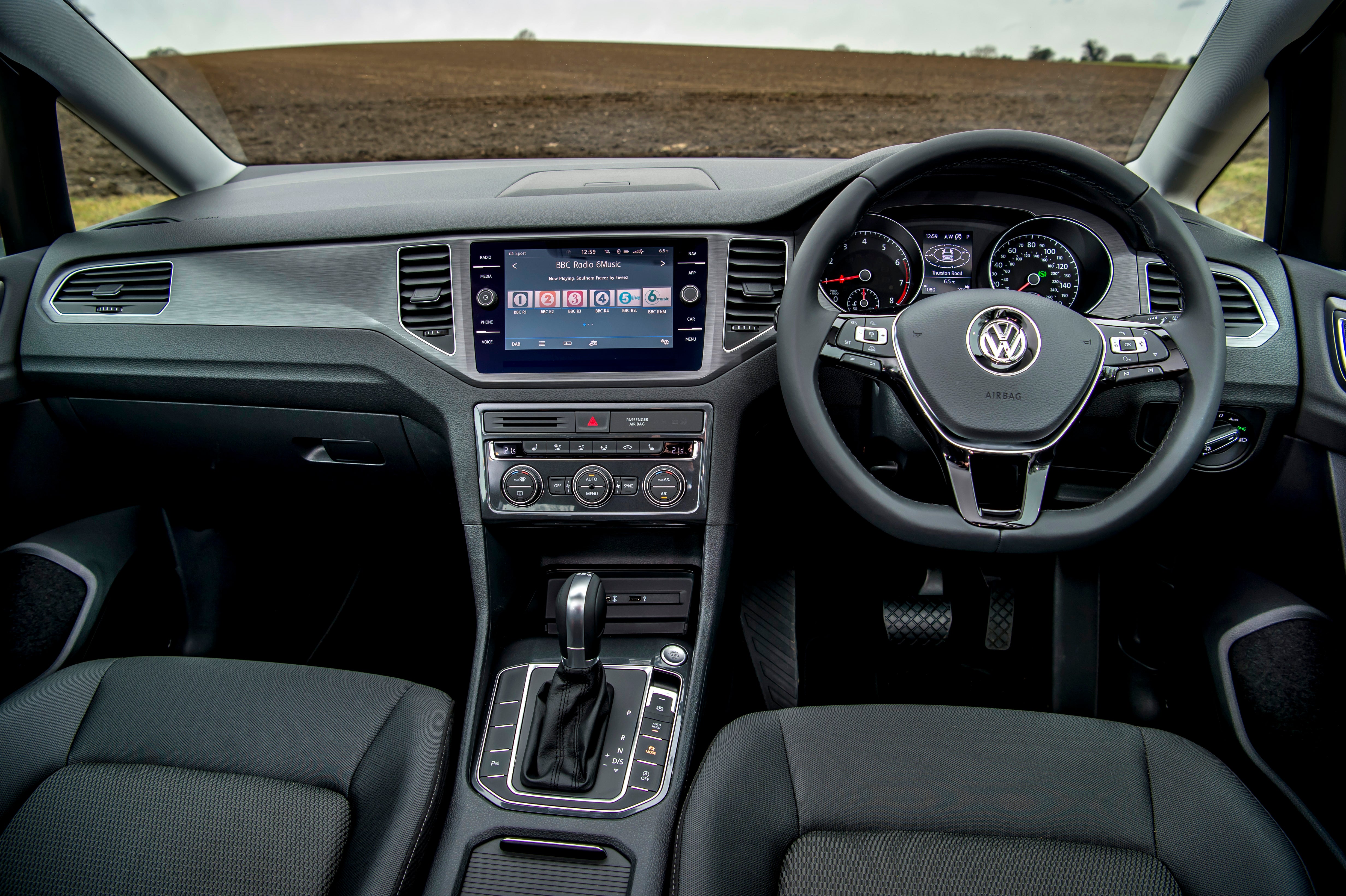 Volkswagen Golf SV Review 2022: interior dashboard