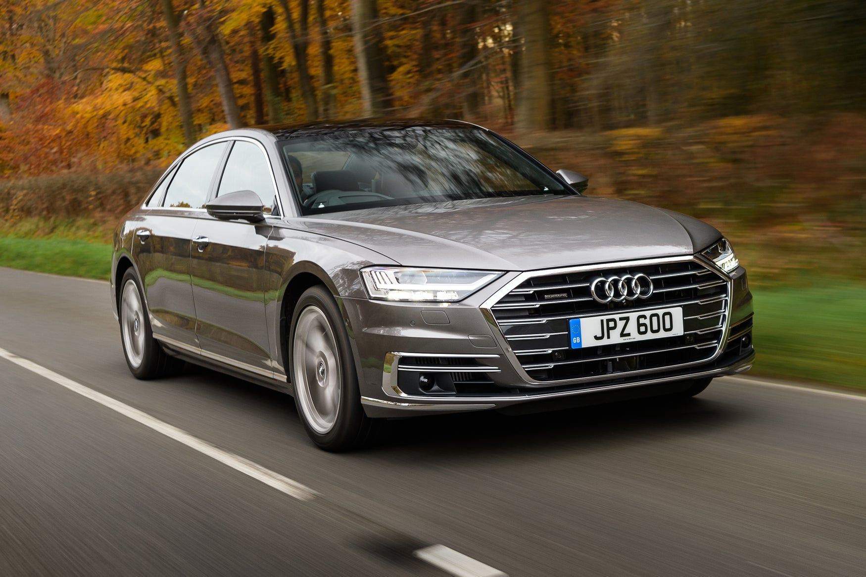 Audi A8 Driving Front 