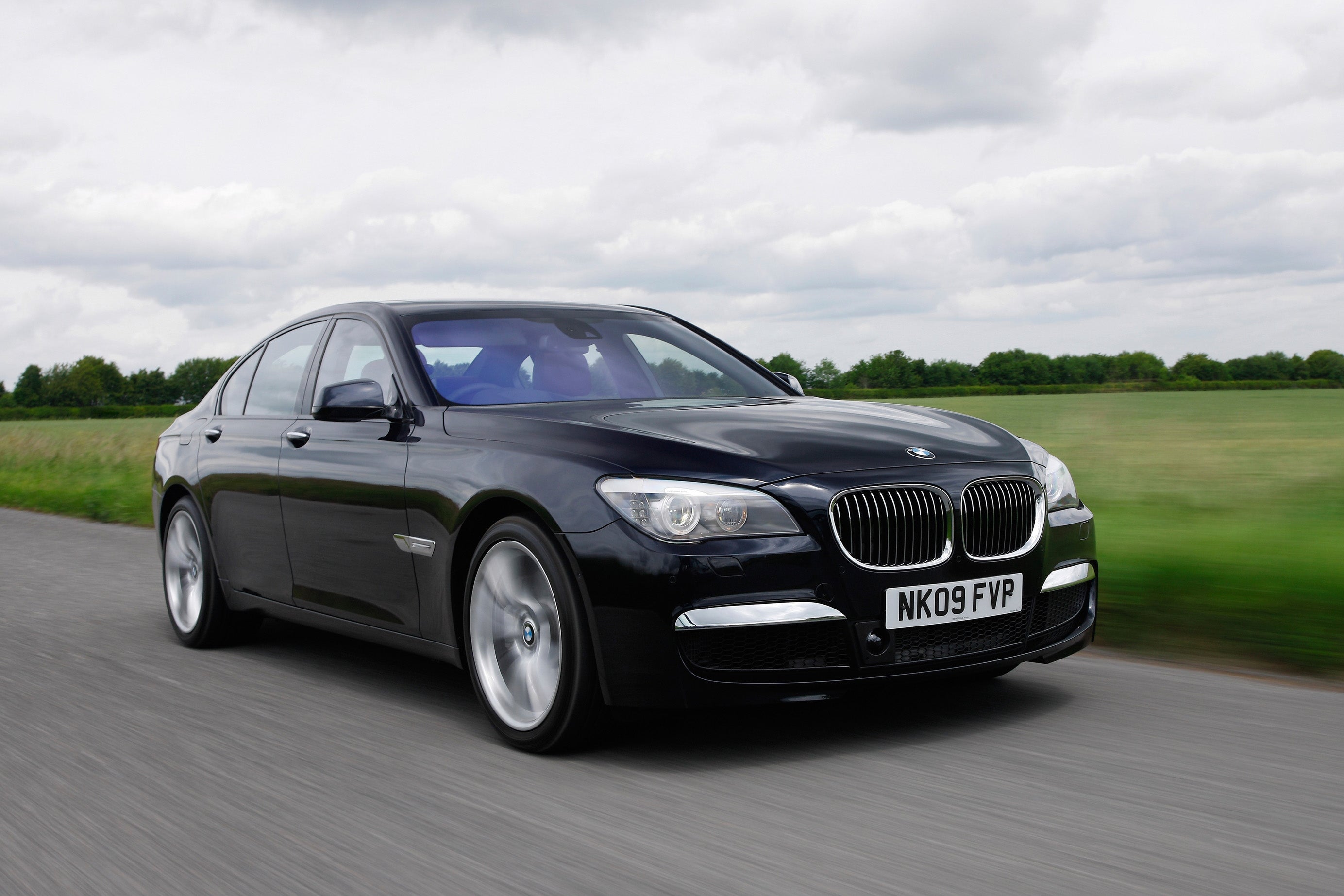 BMW 7 Series on road