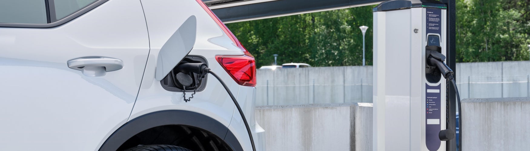 Electric Volvo charging