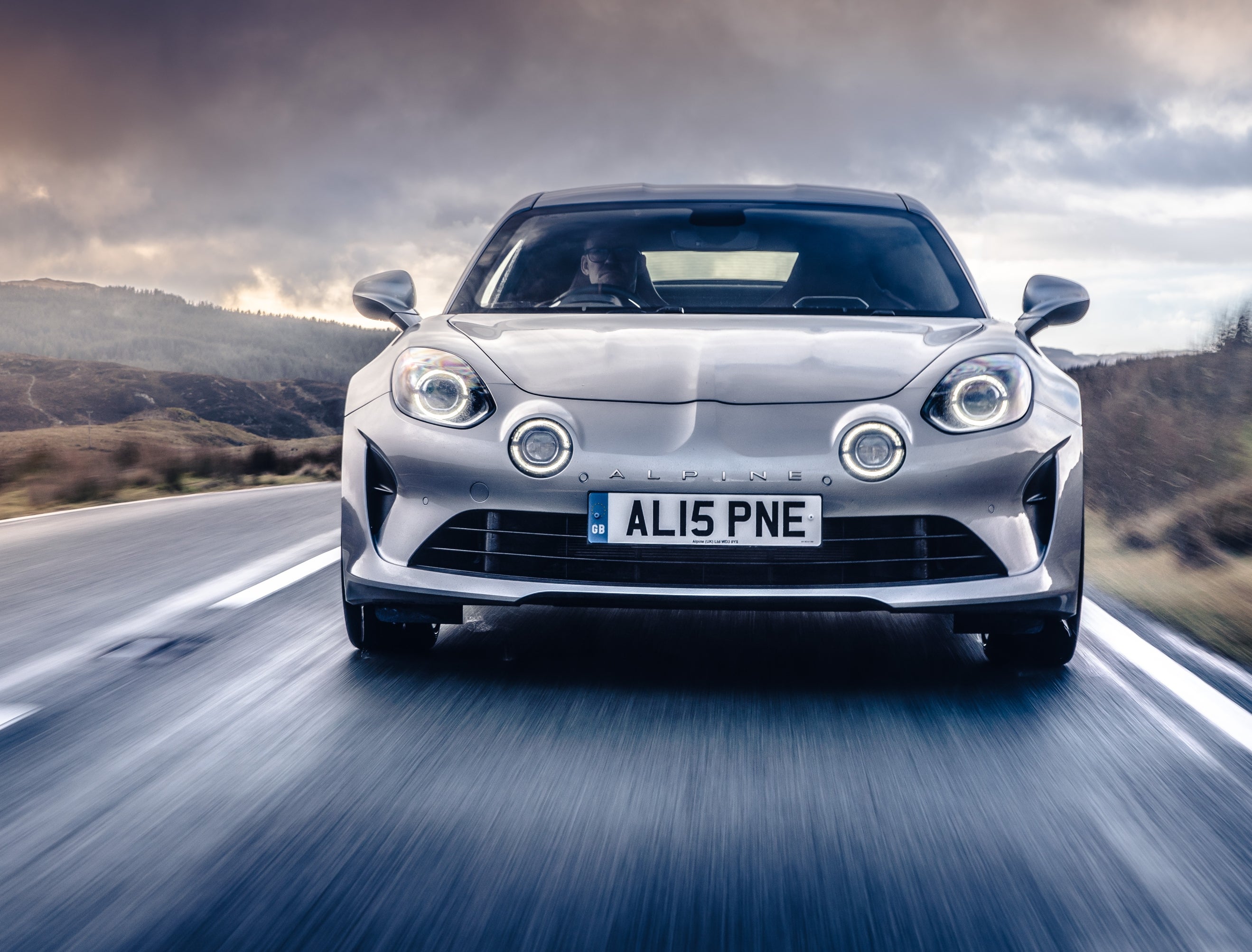 The A110's retro nose avoids the harder edged styling of rivals