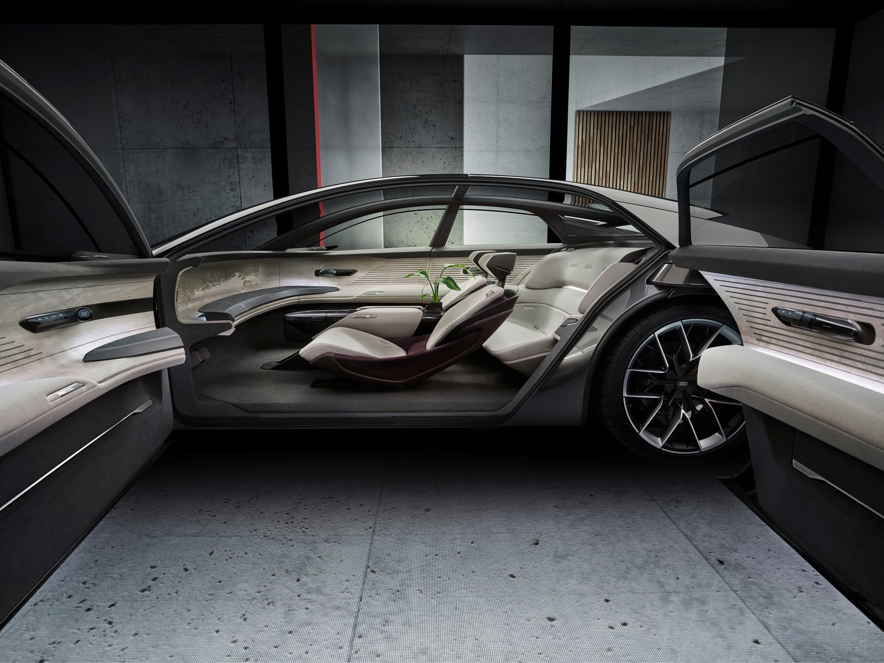 Audi Gransphere (A8) Concept doors open, interior