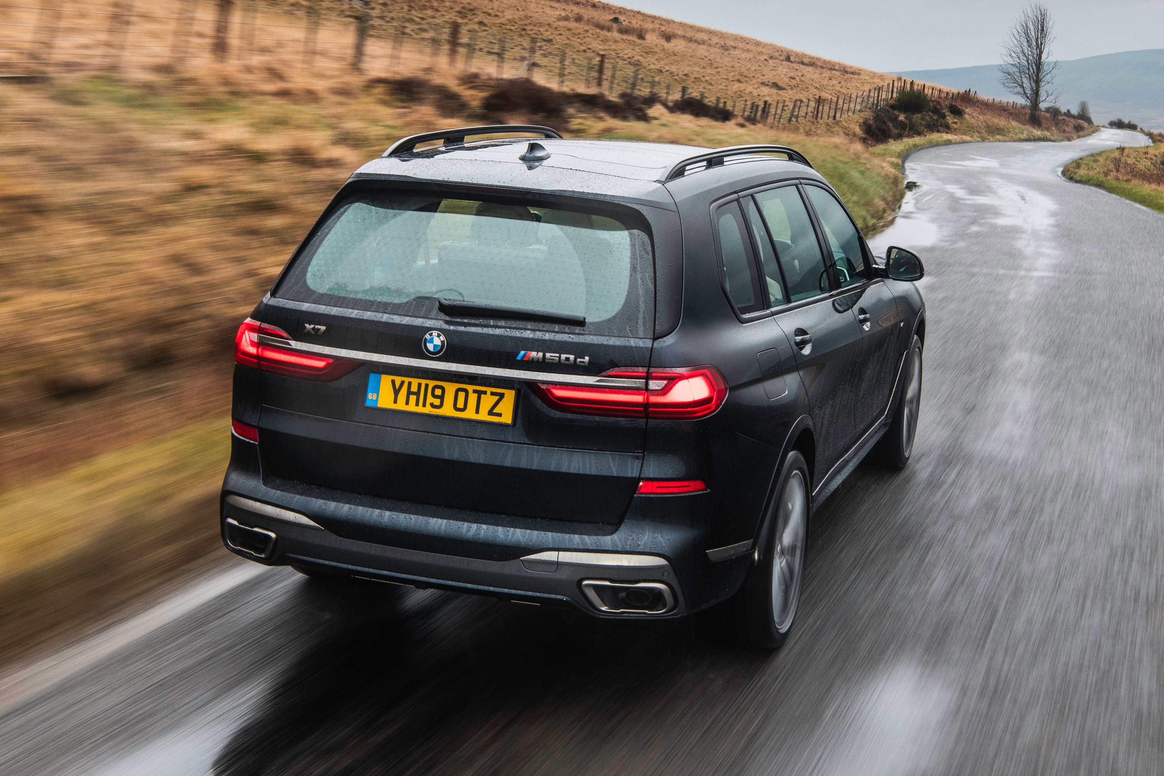 BMW X7 Review 2022: rear dynamic