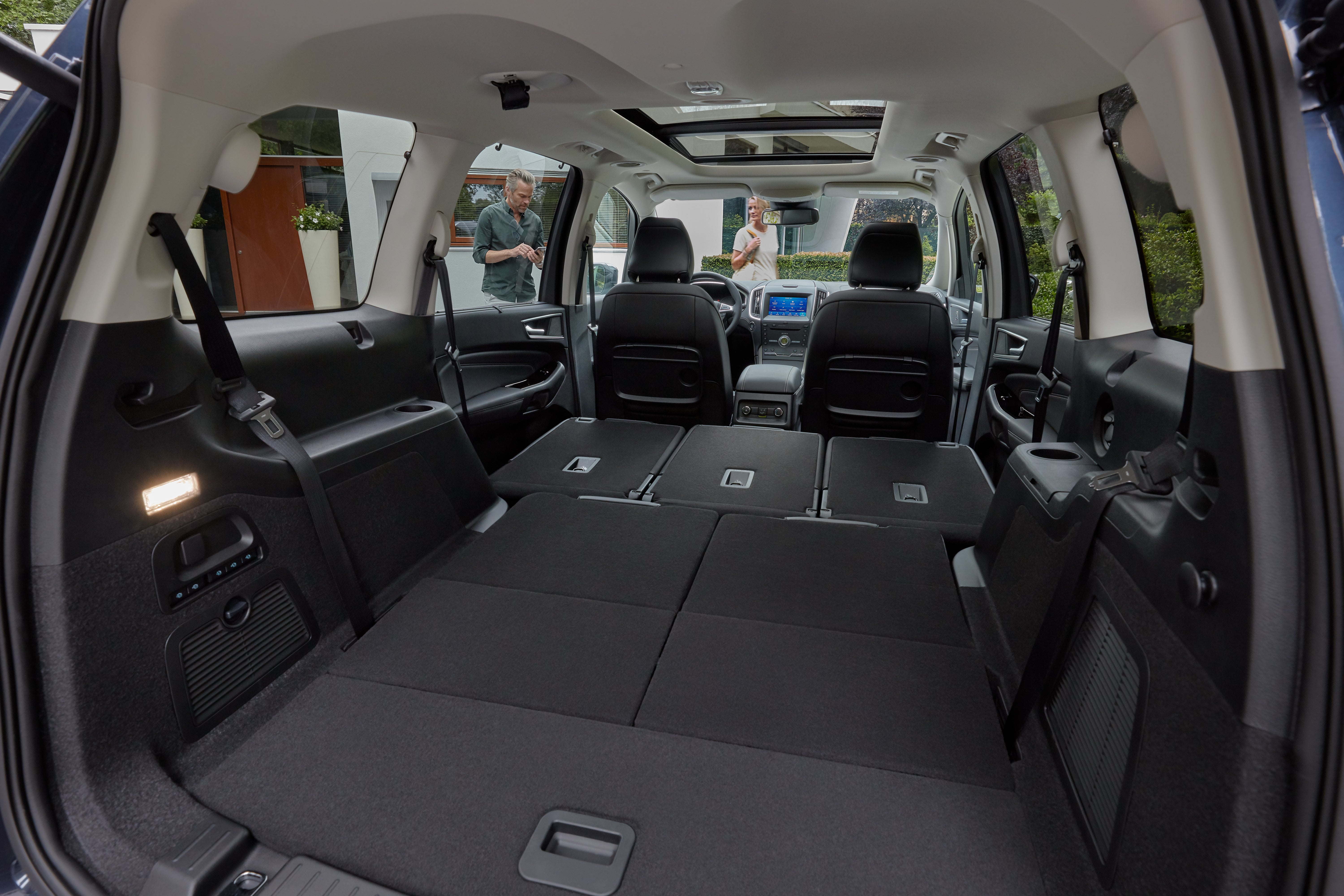 Ford Galaxy Review 2022: back seats folded