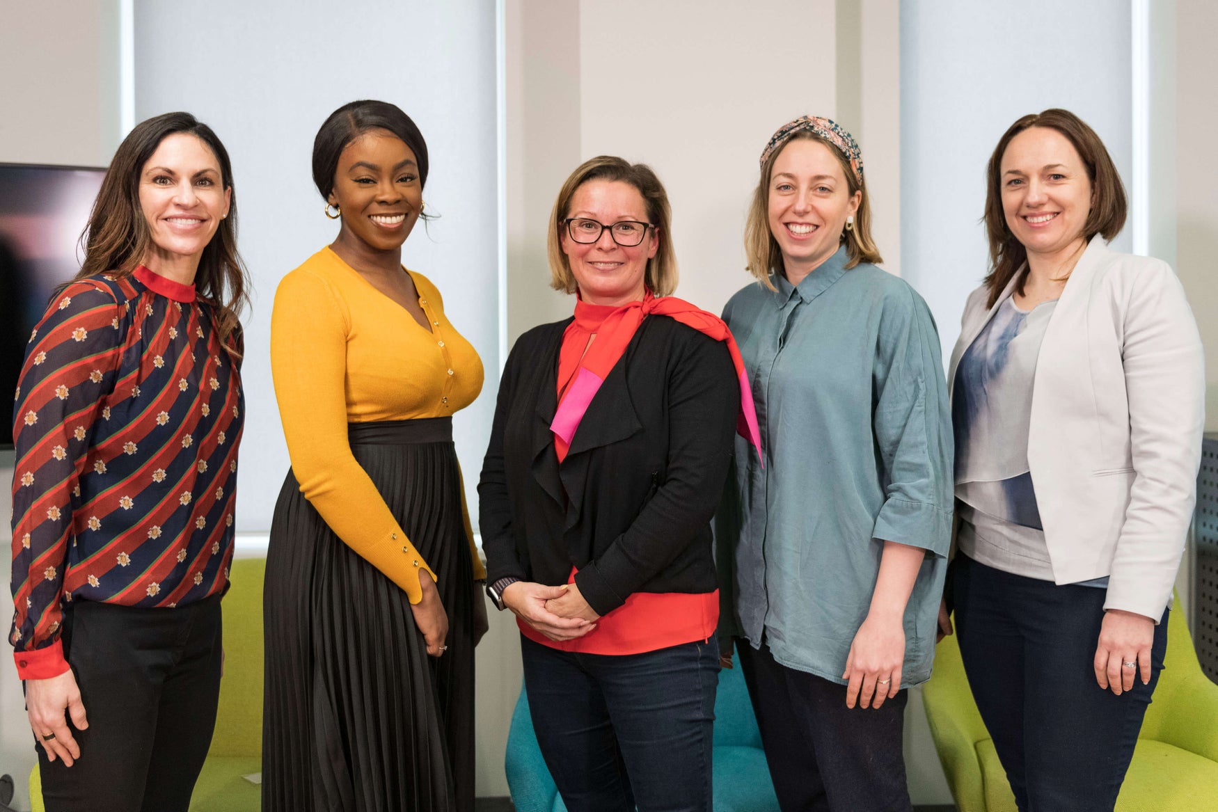 Maren Coleman, Moyosola Fujamade, Kirsten Stagg, Katie Black, Fiona Howarth