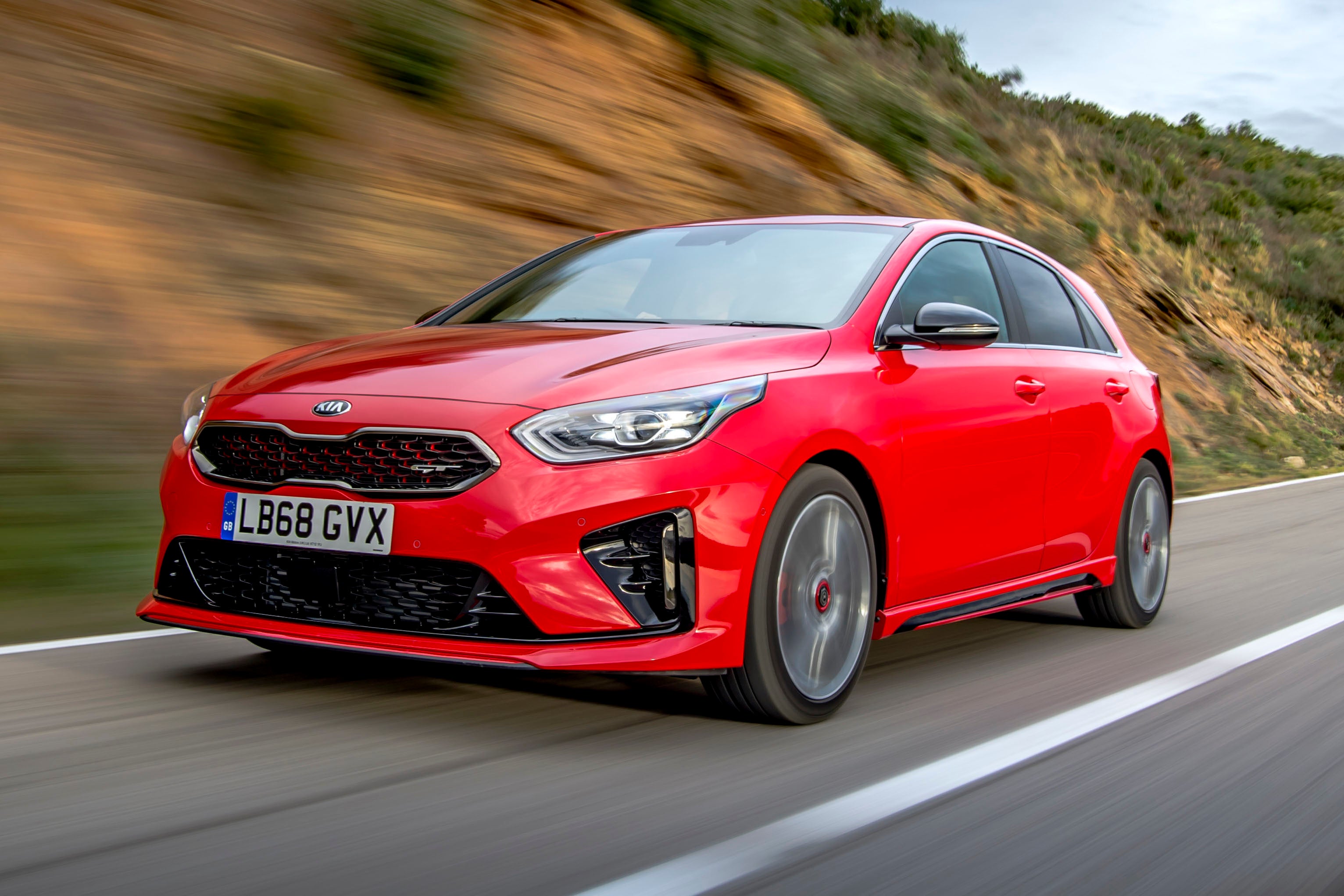 Kia Ceed Review 2022: front dynamic