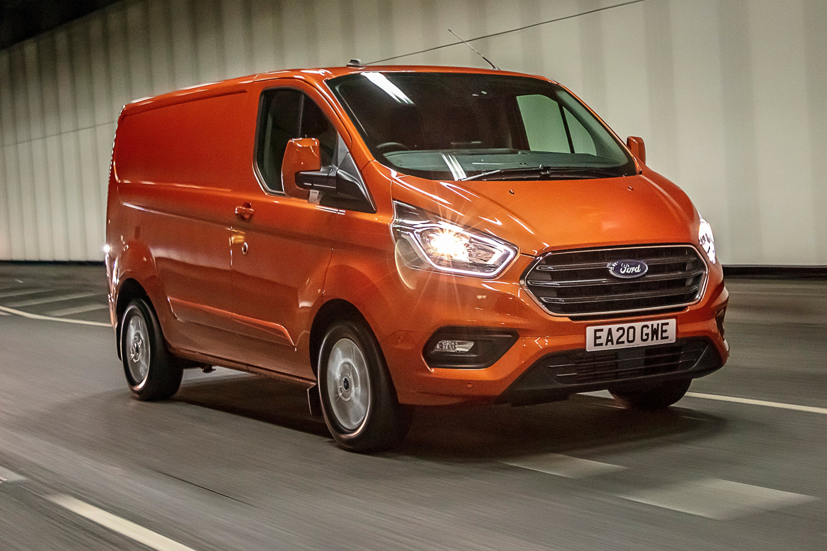 Ford Transit Custom Review 2022: front driving