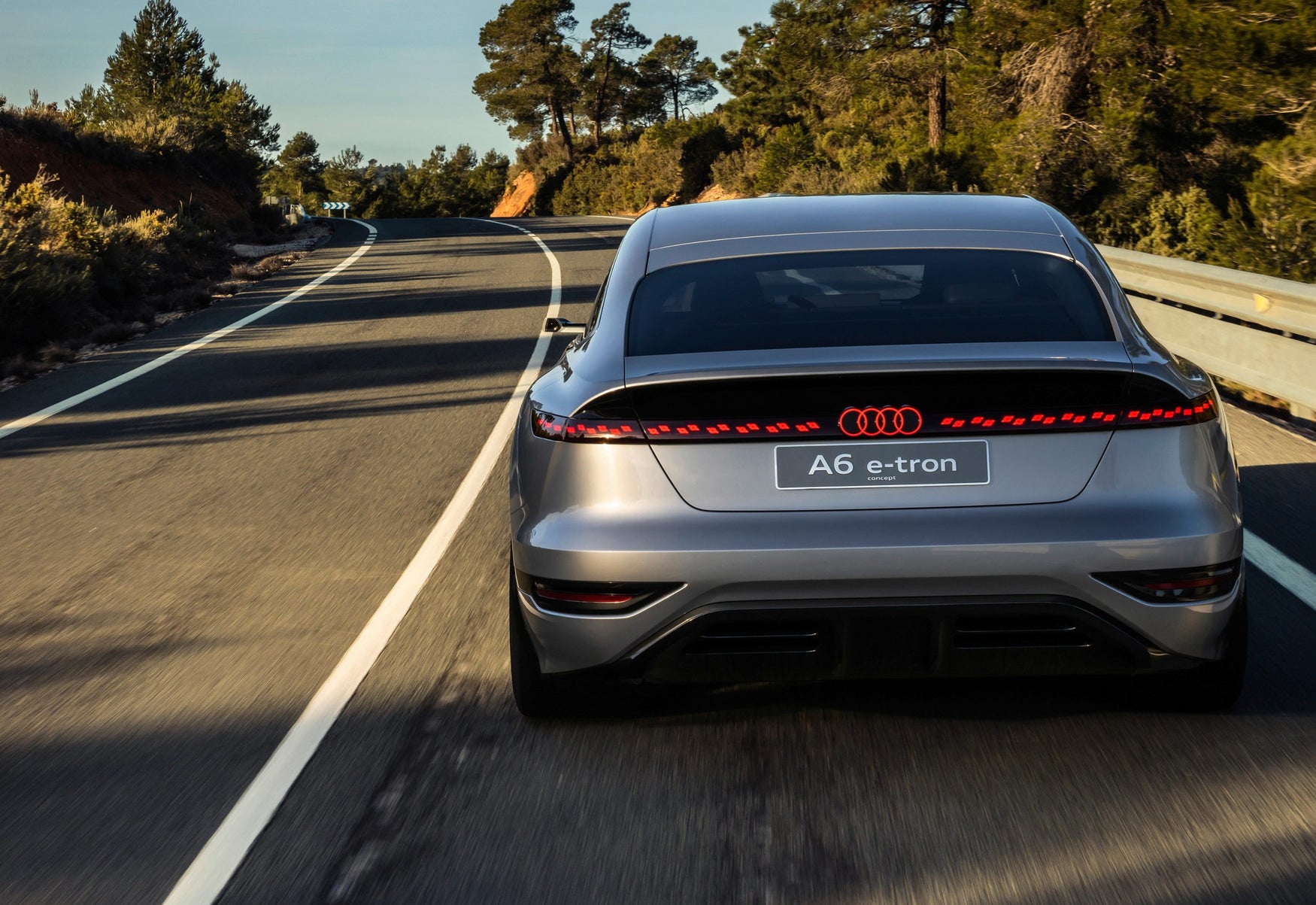 Audi A6 e-tron rear