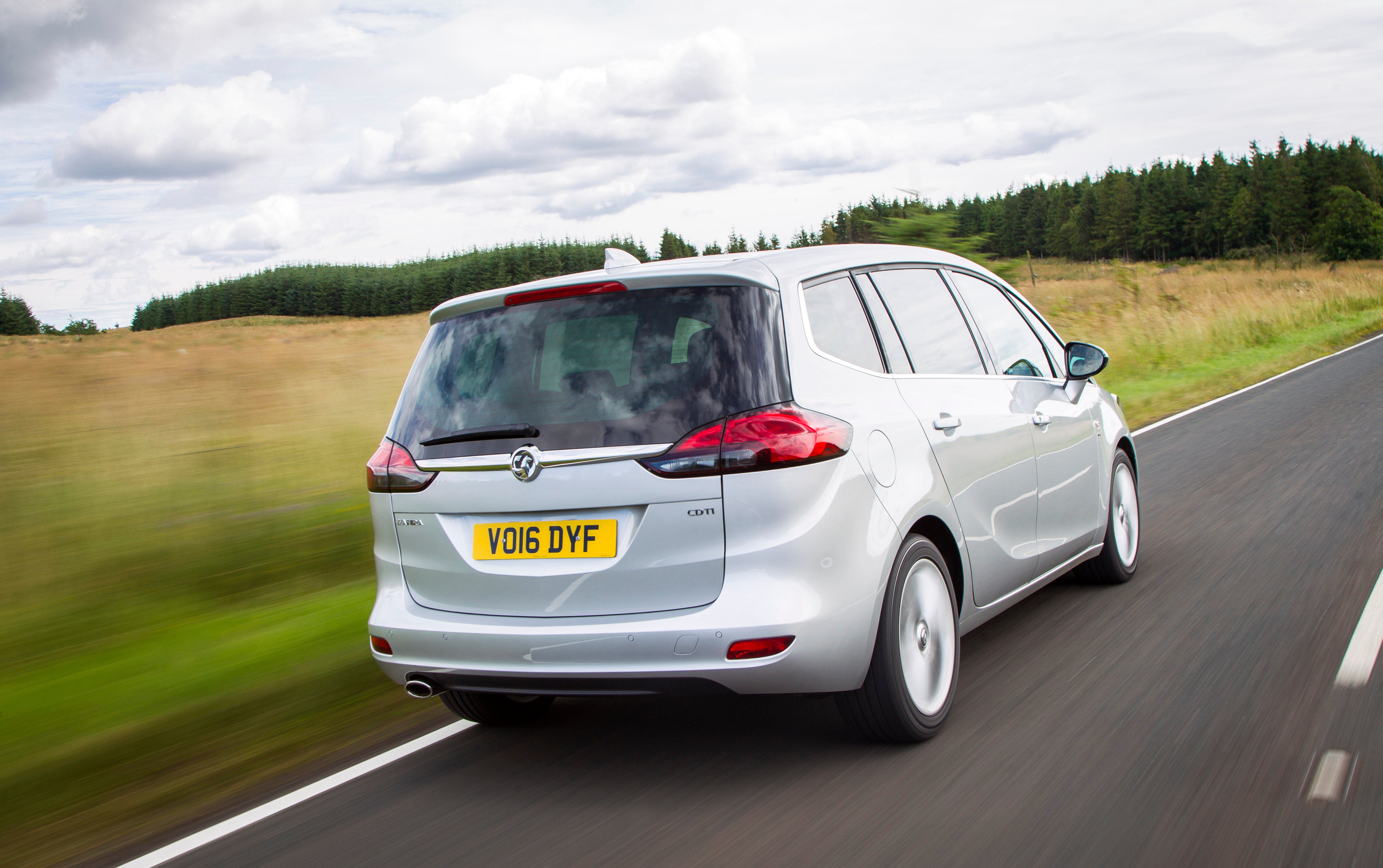 Vauxhall Zafira Tourer review 2022 Rear Side View