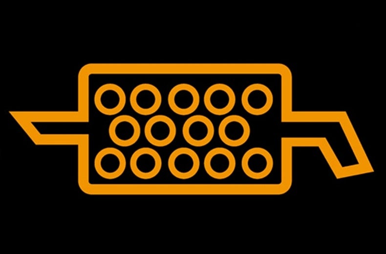 DPF light dashboard