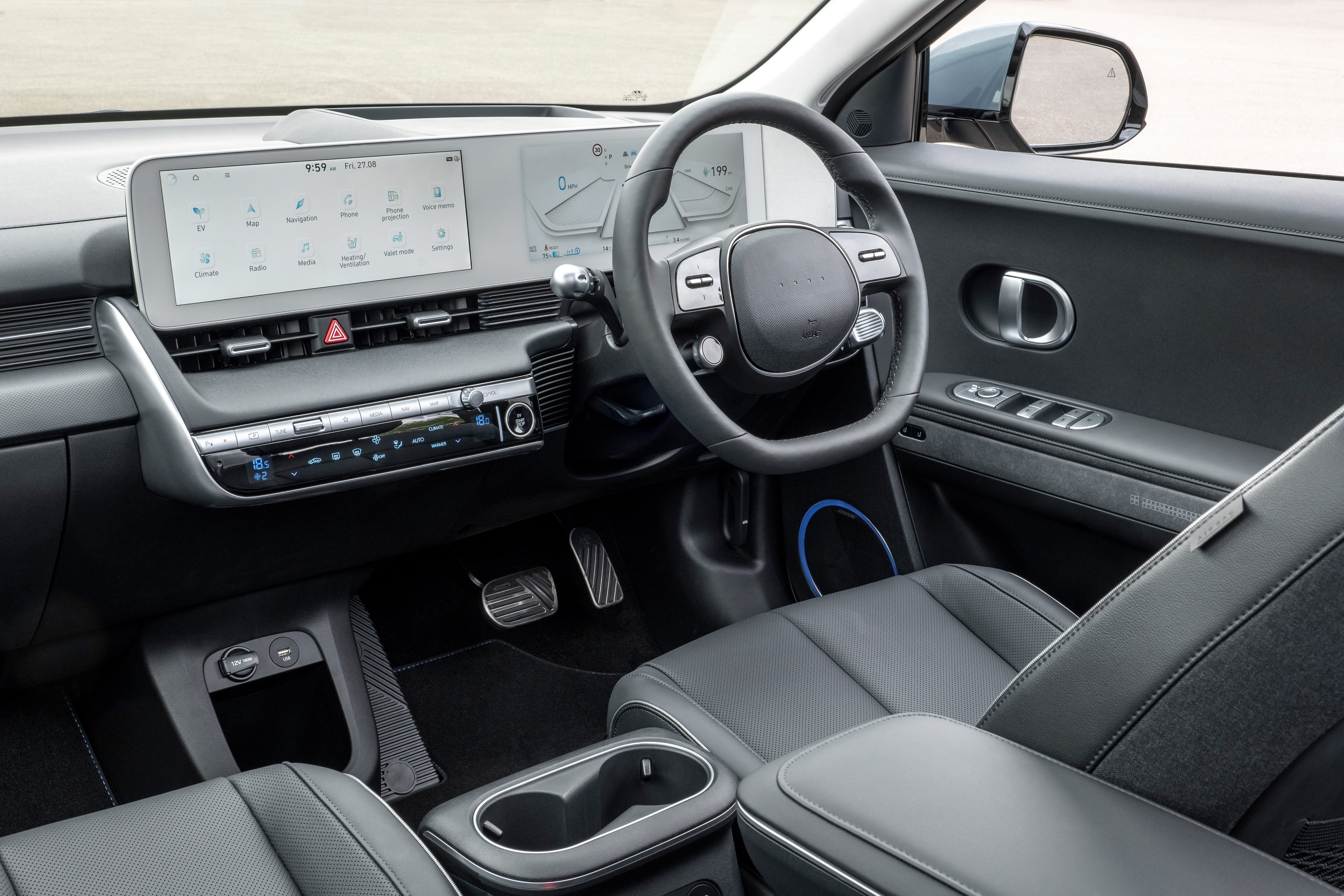 Hyundai Ioniq 5 Review 2022: interior front dashboard