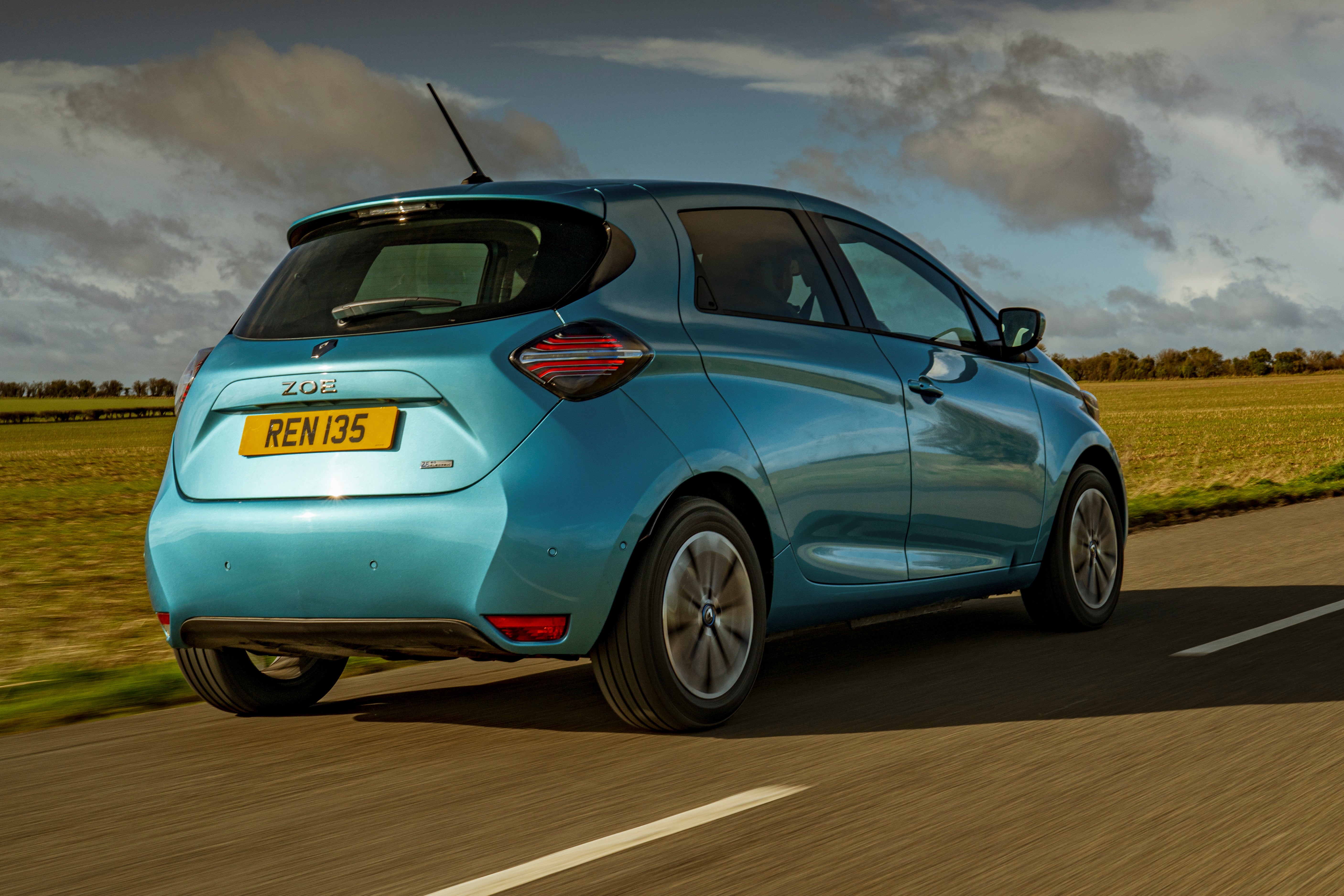 Renault Zoe Review 2022 Side Rear View